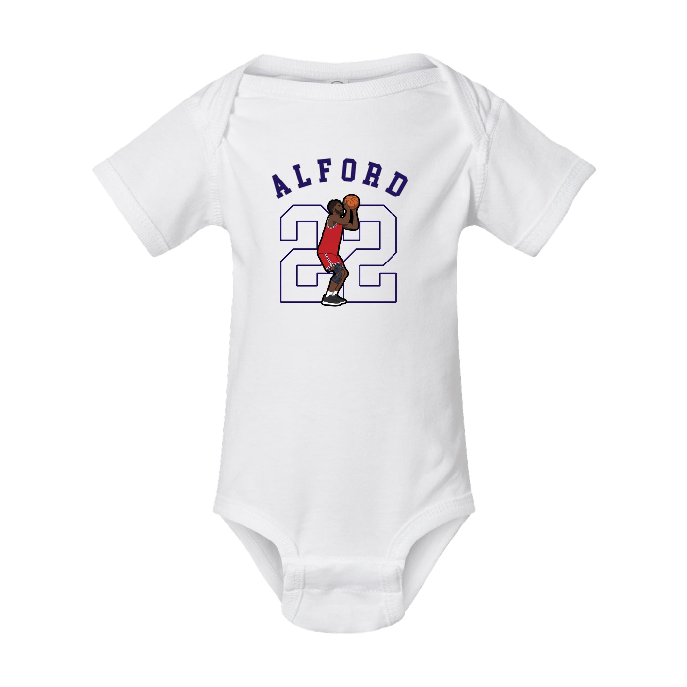 Baby Onesie — Shirsey Arch in White