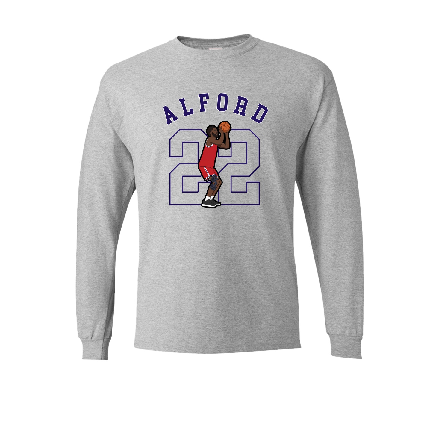 Long Sleeve Tee — Shirsey Arch in Grey