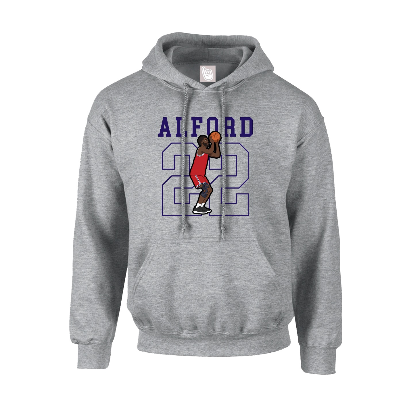 Hoodie — Shirsey in Grey