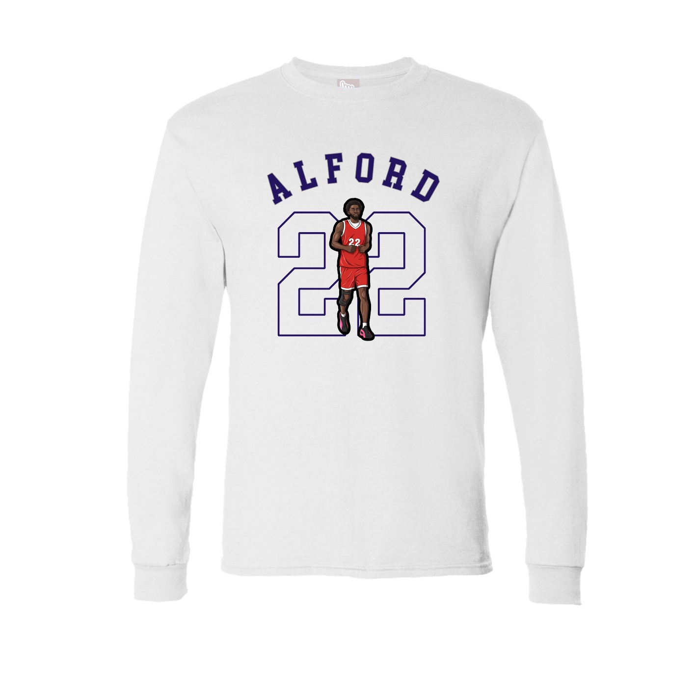 Long Sleeve Tee — Shirsey Arch in White
