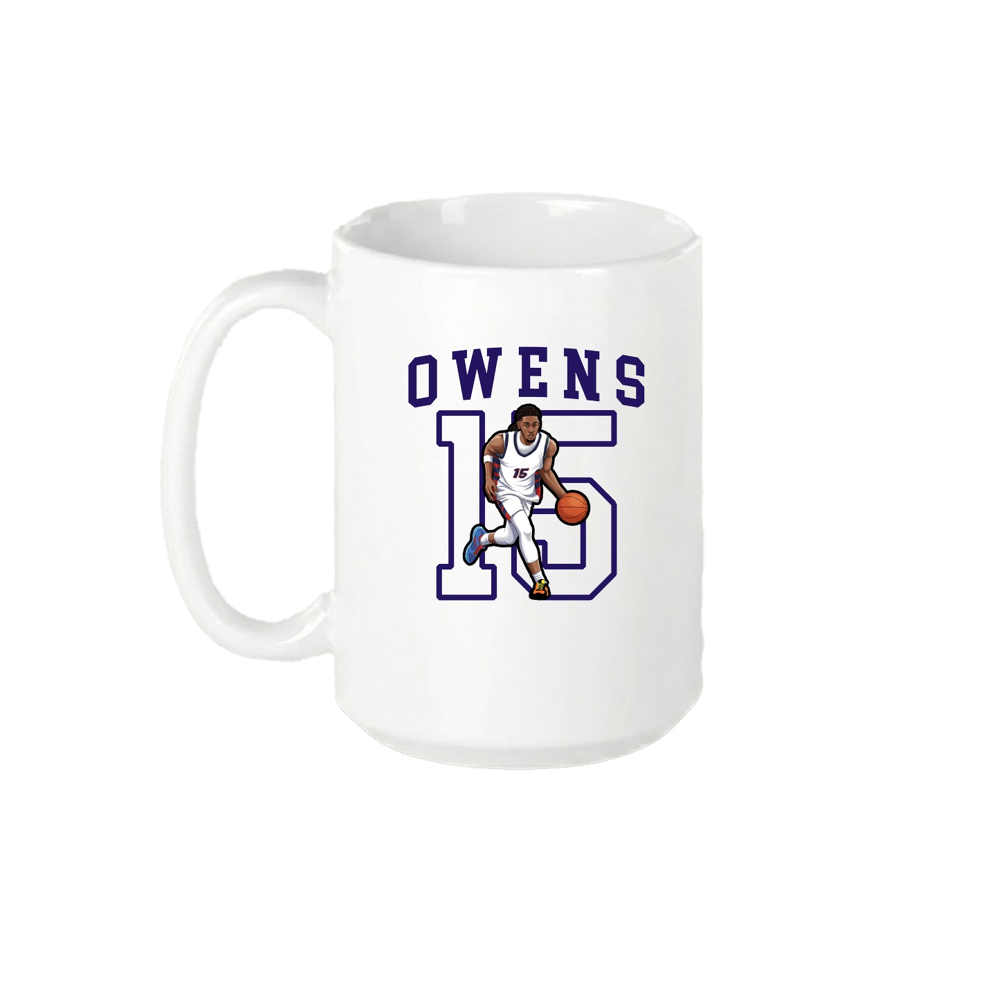 15oz Coffee Mug — Shirsey in White