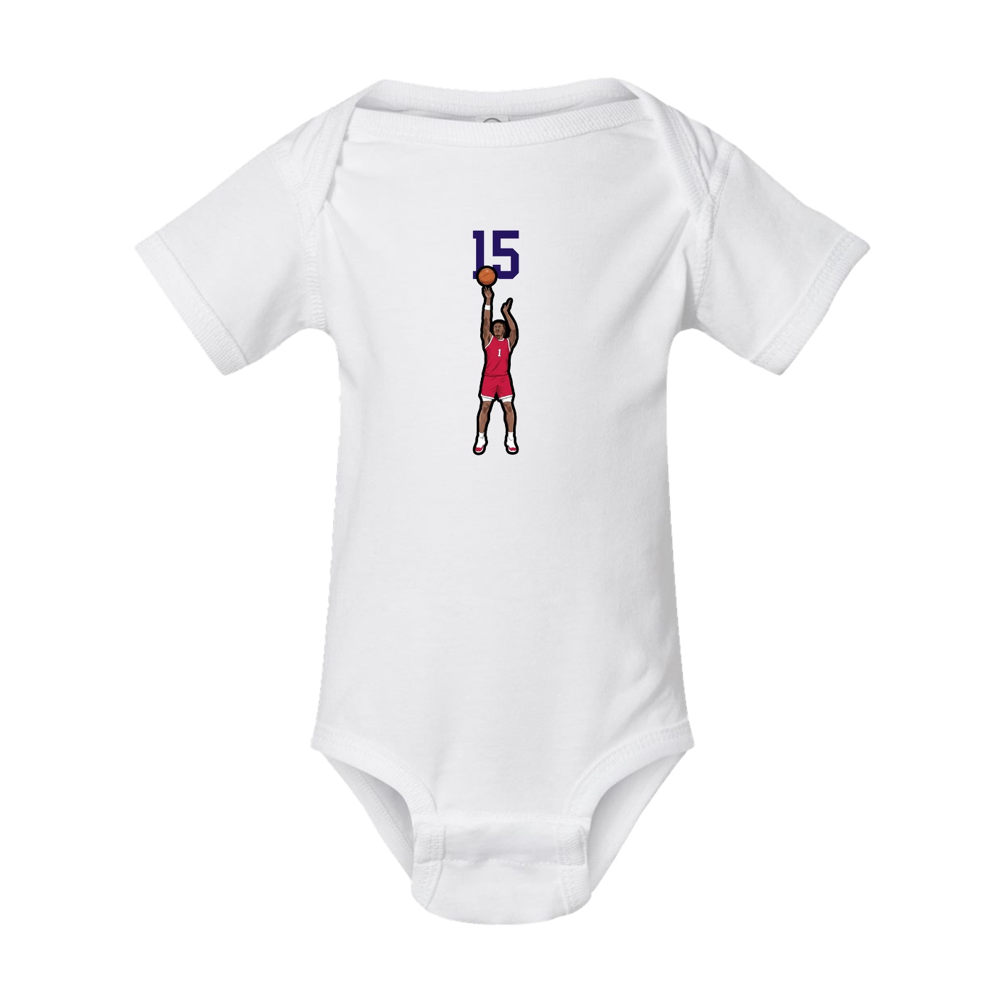 Baby Onesie — Number Top in White