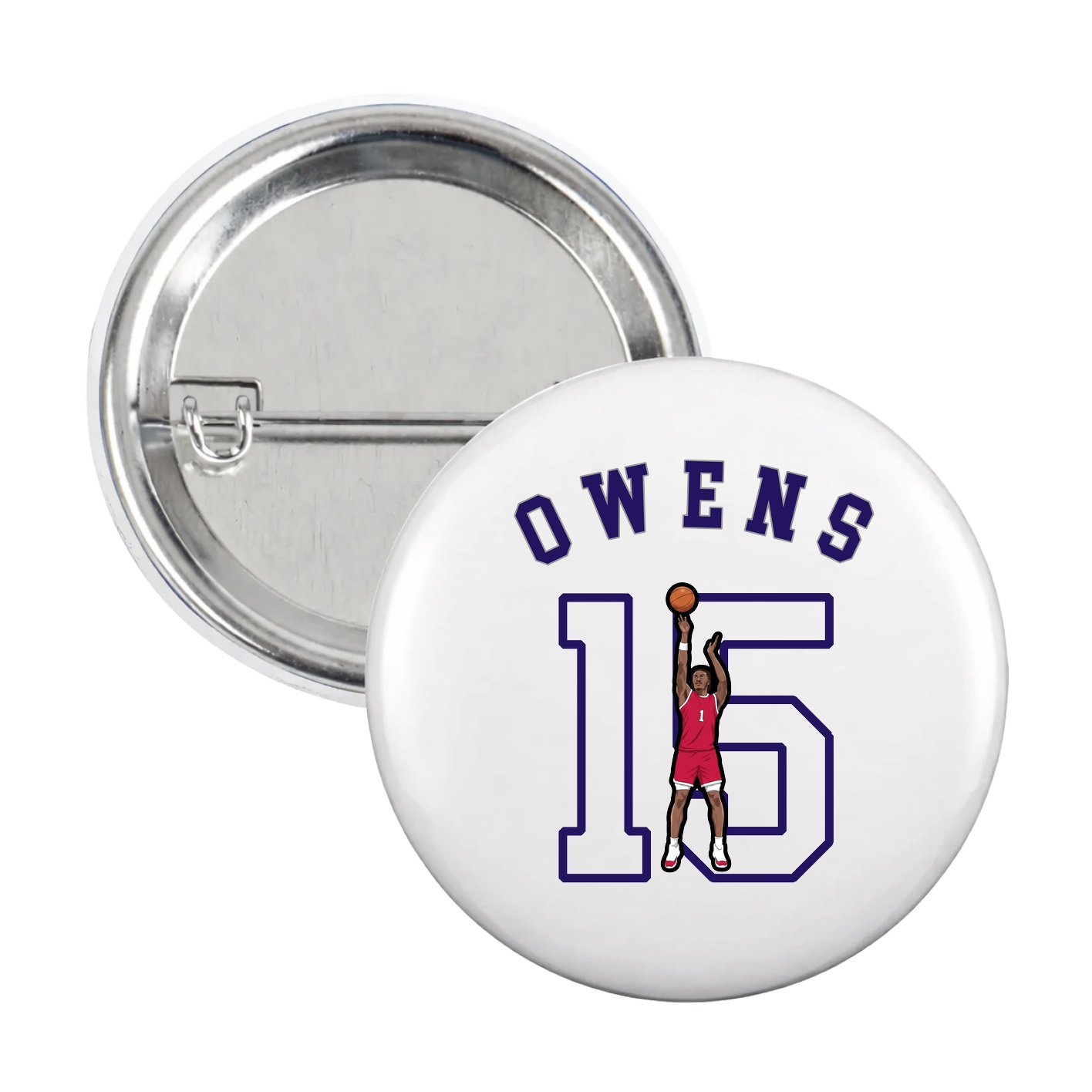 Game Day Button — Shirsey Arch in White