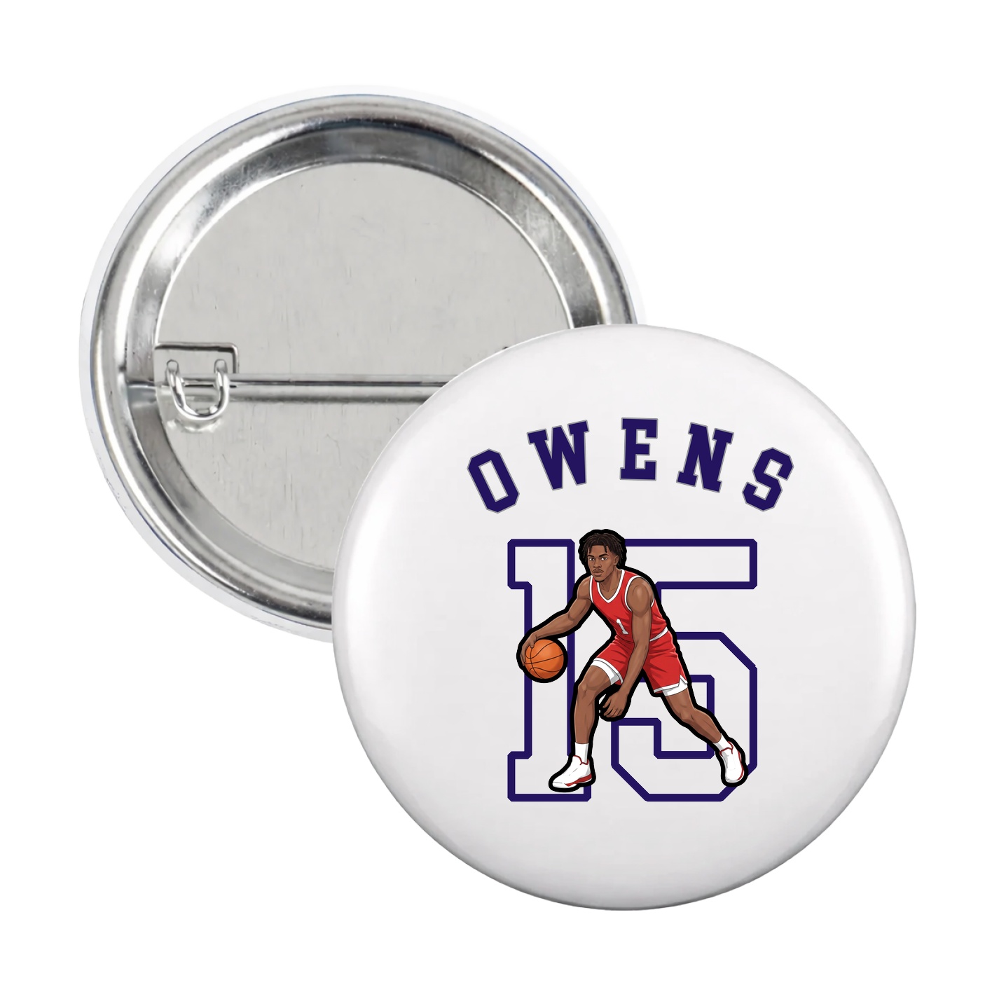 Game Day Button — Shirsey Arch in White