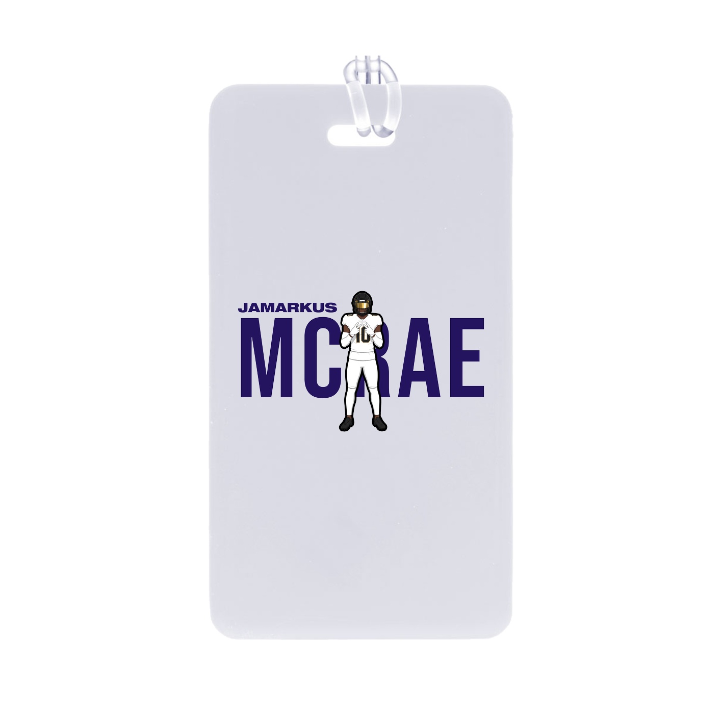 Bag Tag — Player Name in Classic