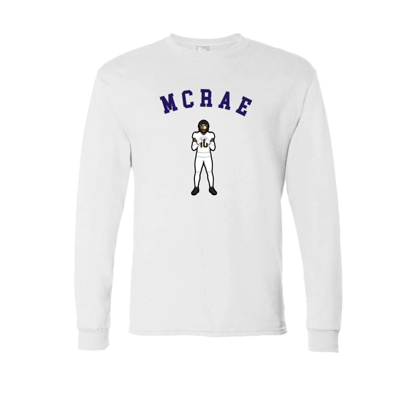 Long Sleeve Tee — Shirsey Arch in White