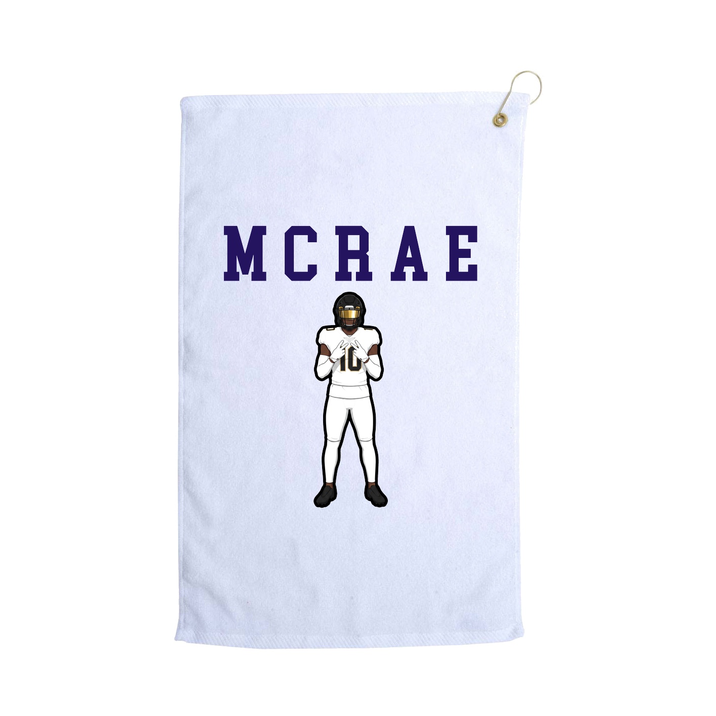 Golf Towel — Shirsey in White