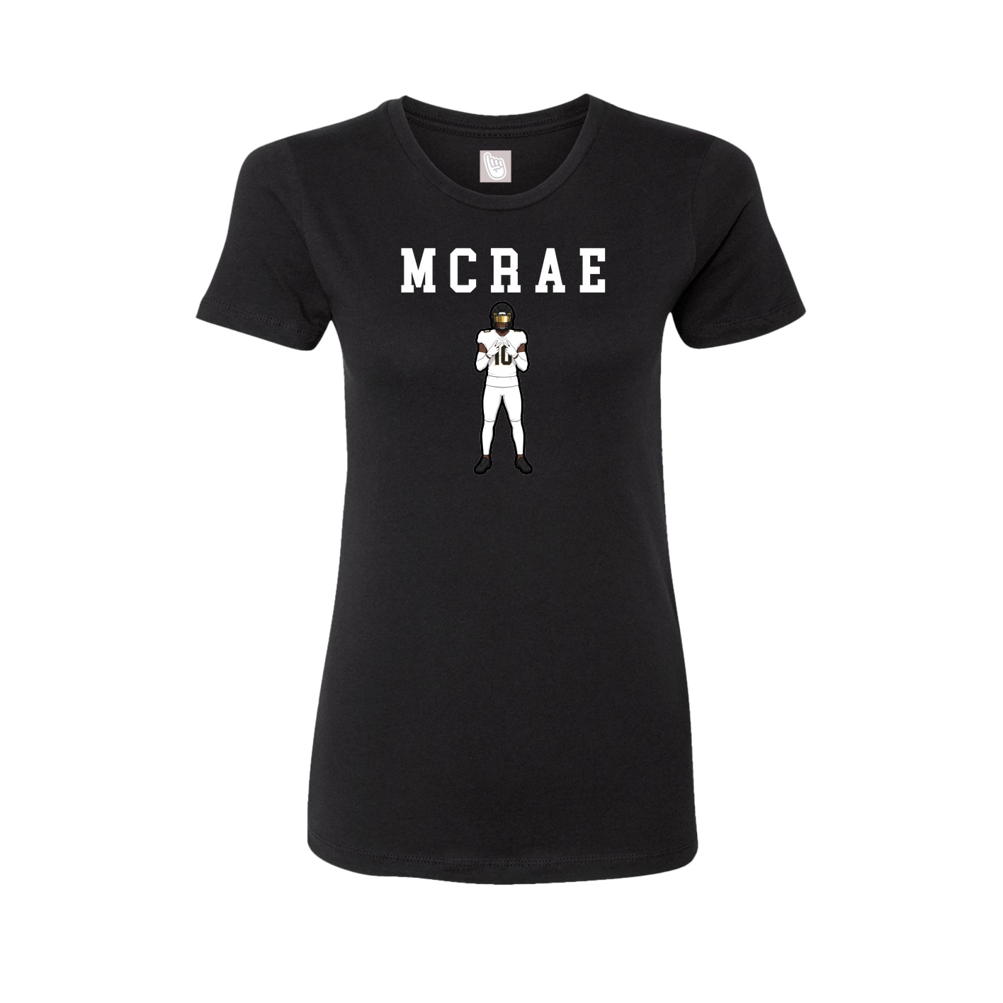 Fitted Women's Tee — Shirsey in Black