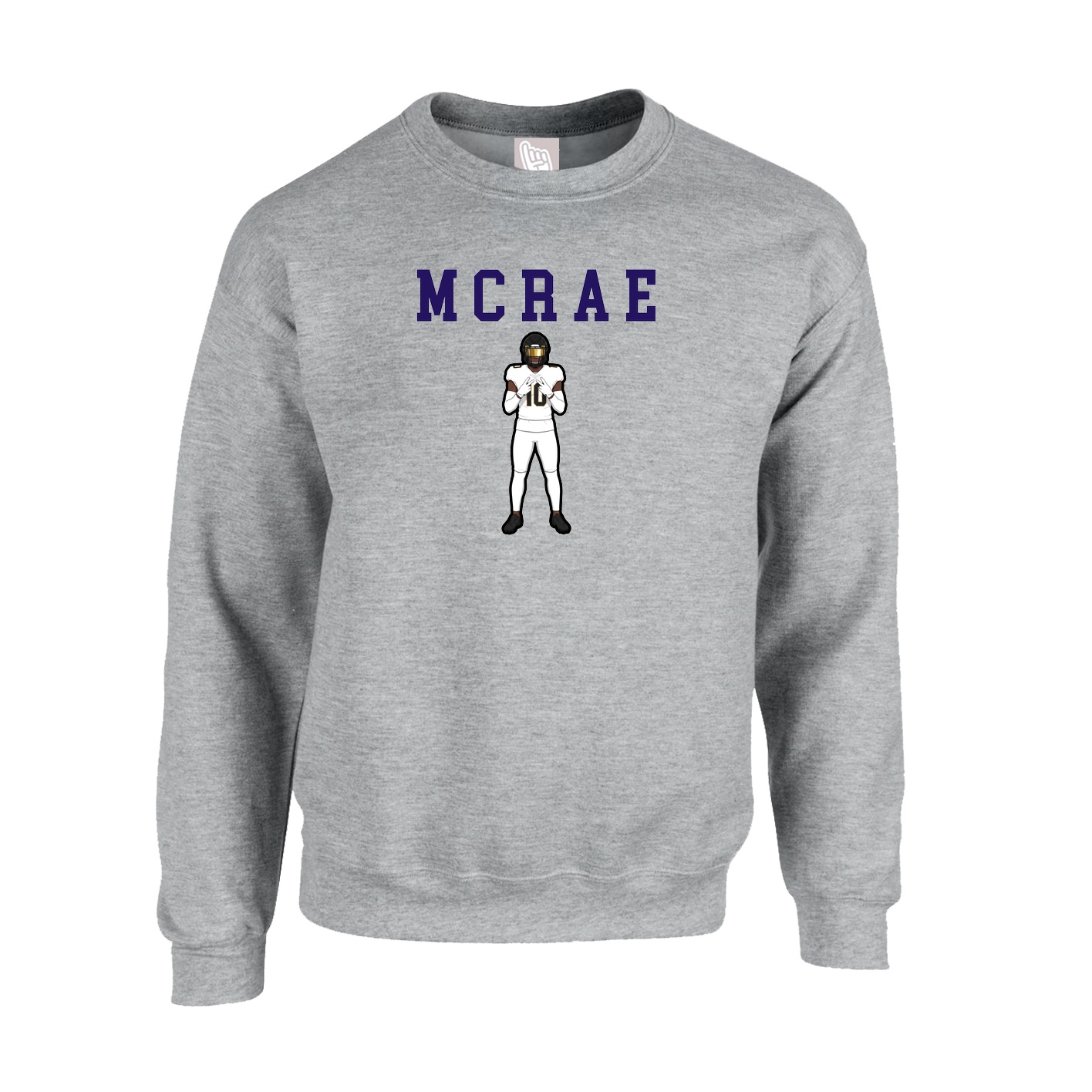 Fleece Crew — Shirsey in Grey