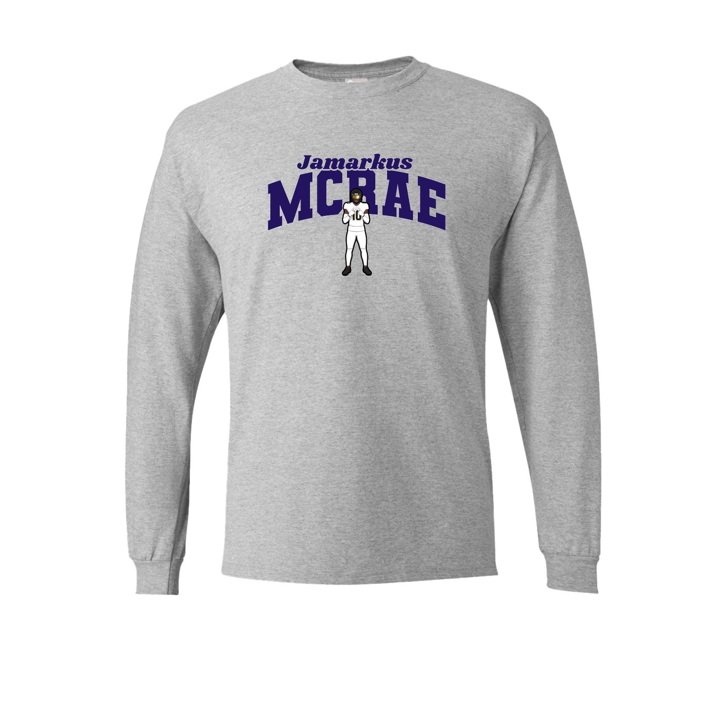 Long Sleeve Tee — Signature Arch in Grey