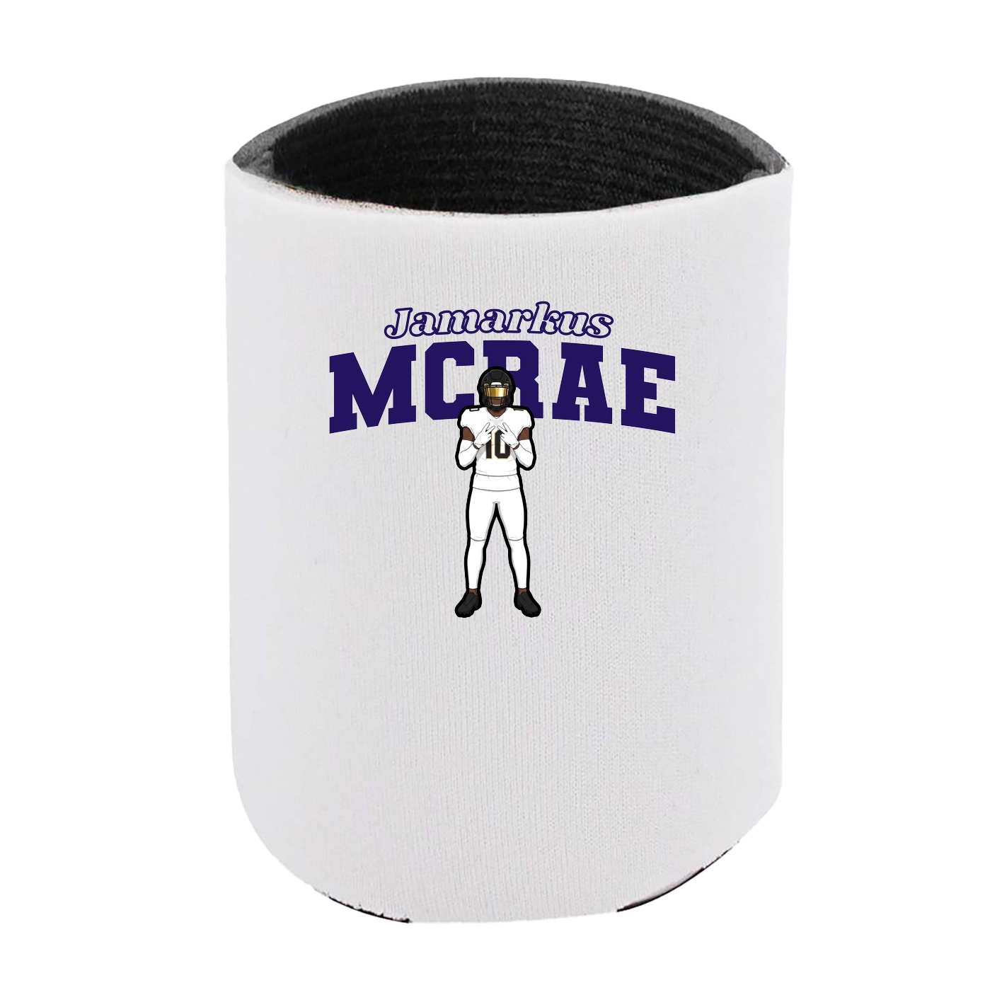 Can Holder — Name Arch in White
