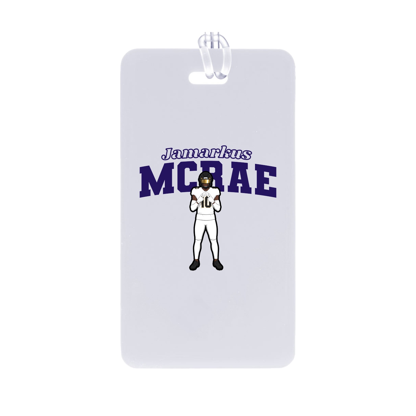 Bag Tag — Name Arch in Classic