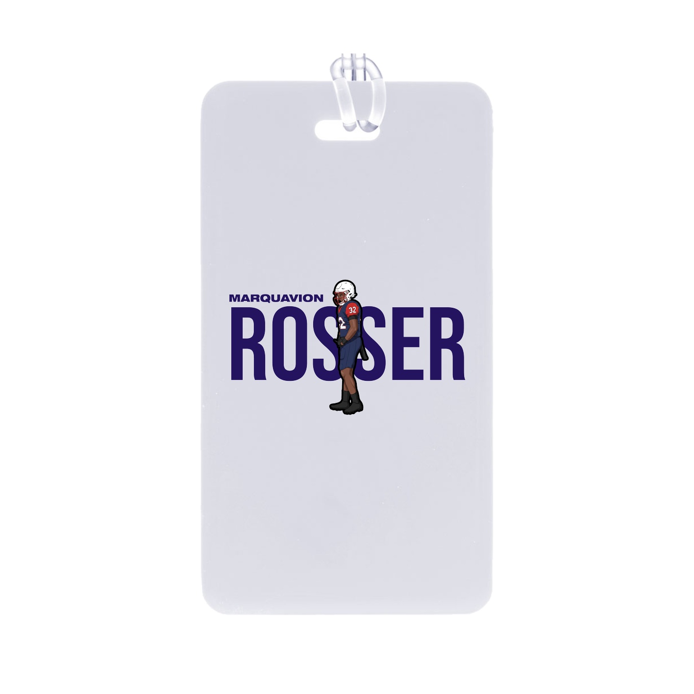 Bag Tag — Player Name in Classic