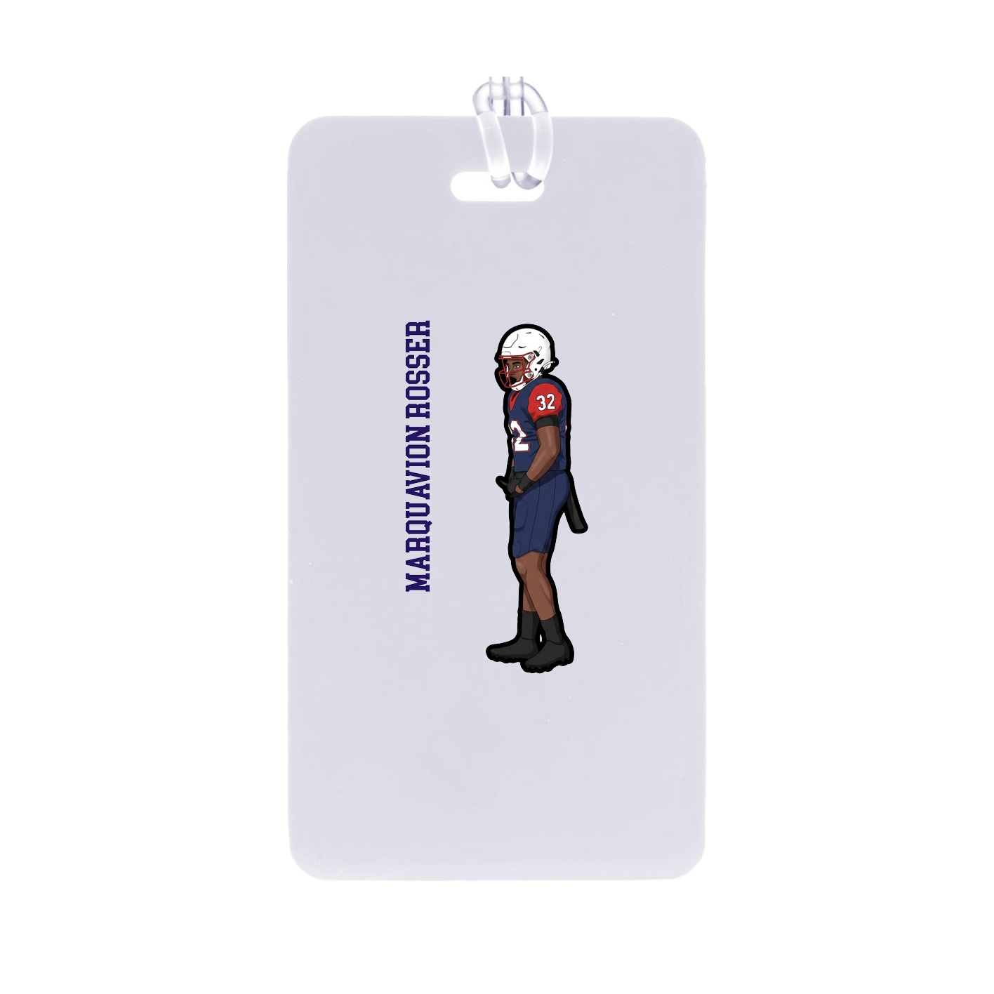 Bag Tag — Name Vertical in Classic