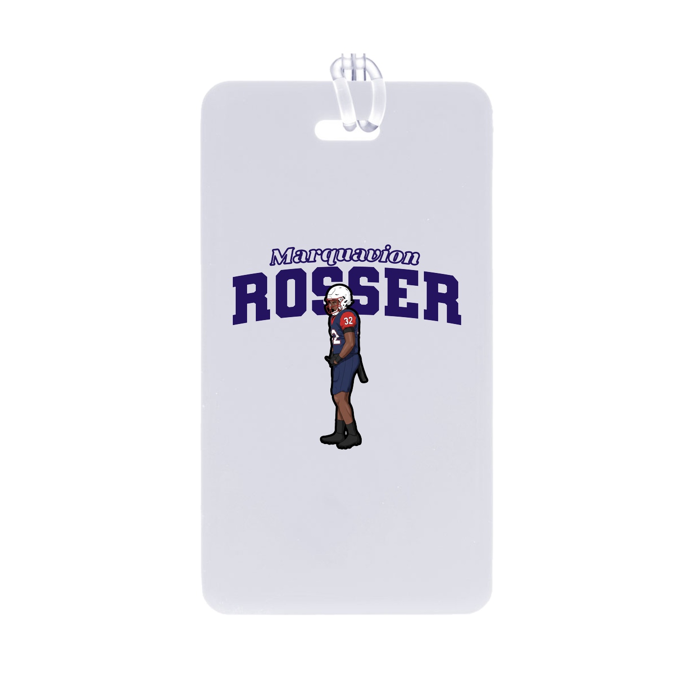 Bag Tag — Name Arch in Classic