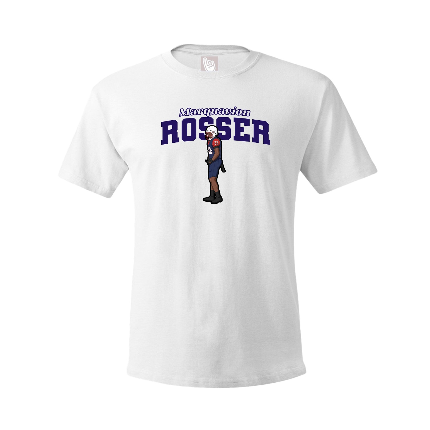 Tee — Name Arch in White