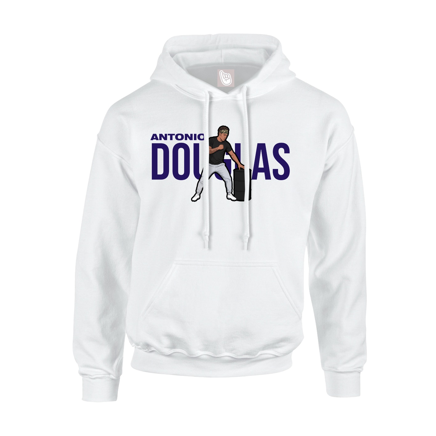 Hoodie — Player Name in White