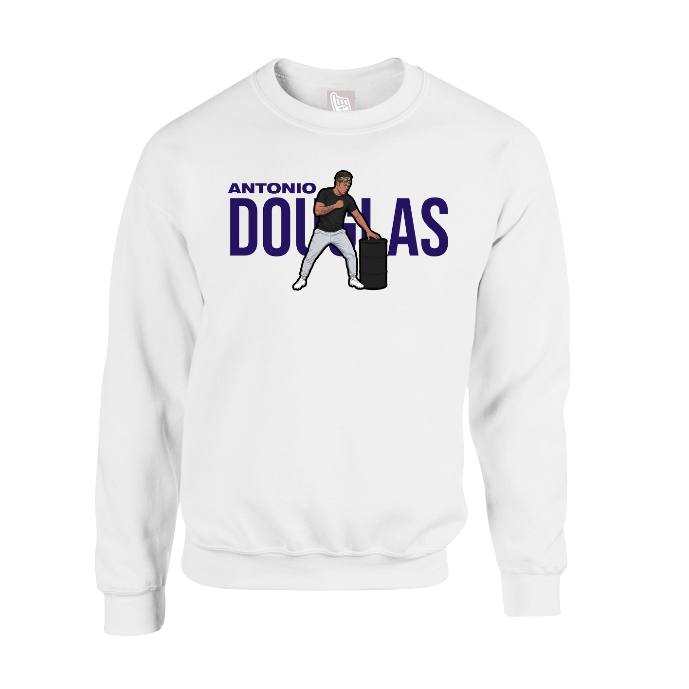 Fleece Crew — Player Name in White