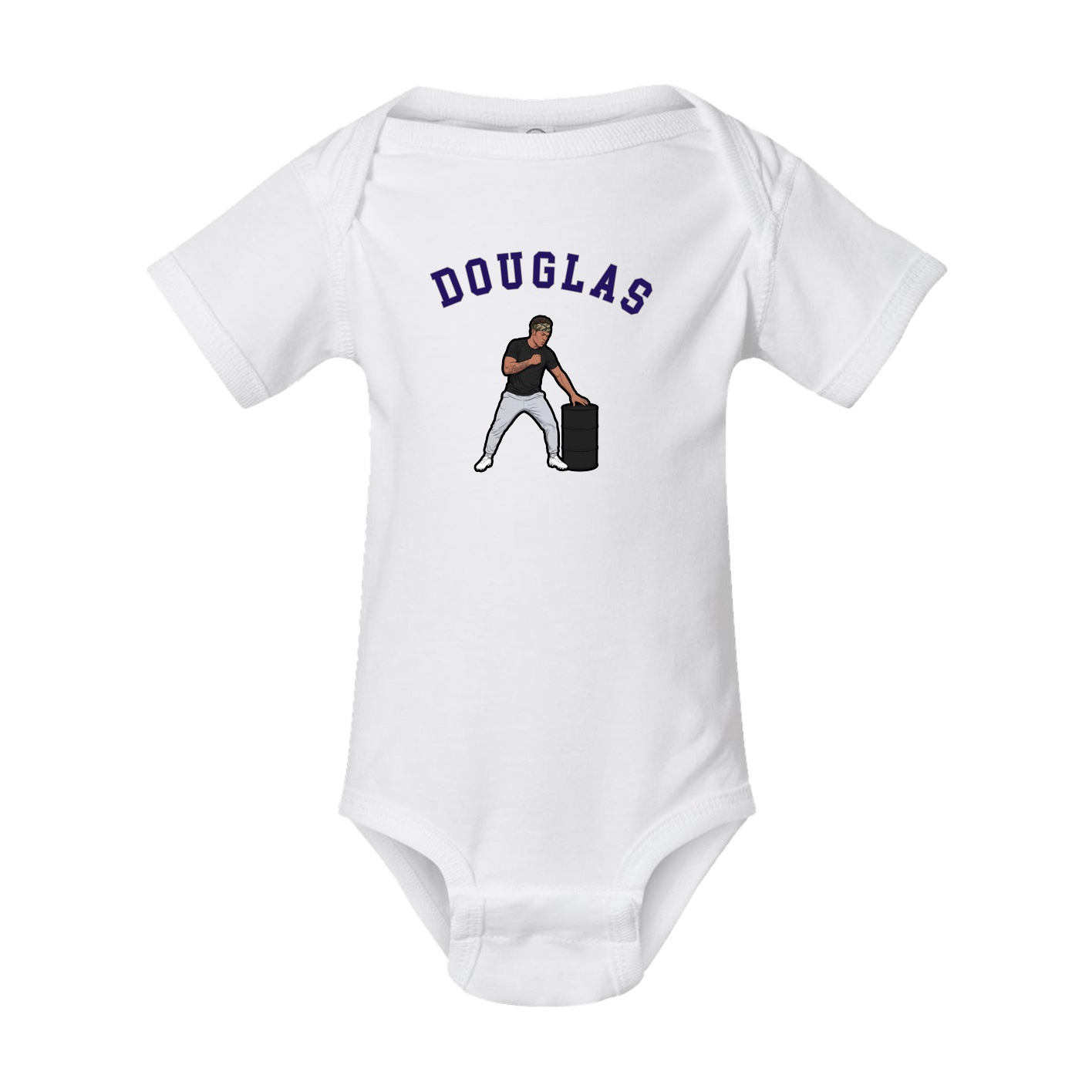 Baby Onesie — Shirsey Arch in White