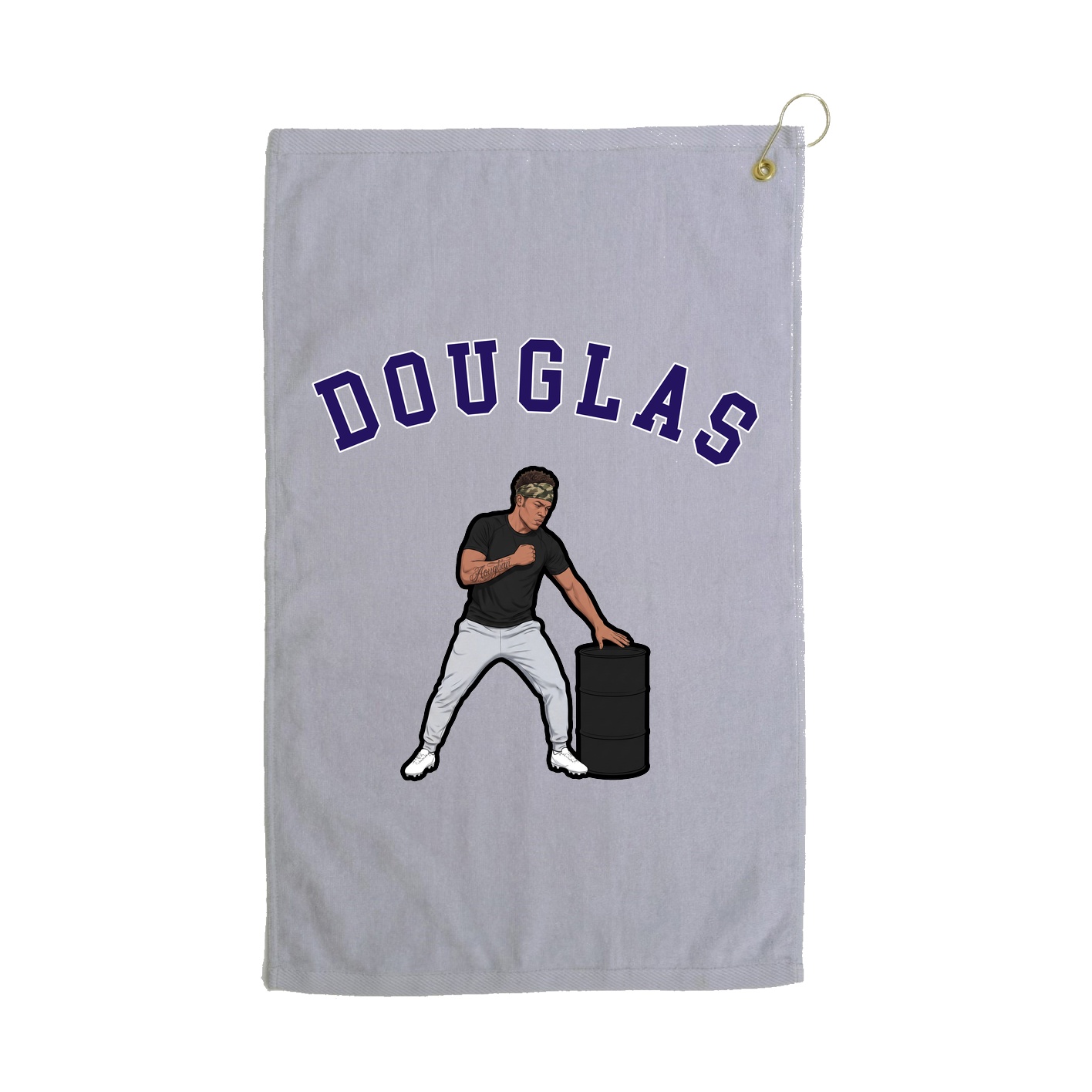 Golf Towel — Shirsey Arch in Grey