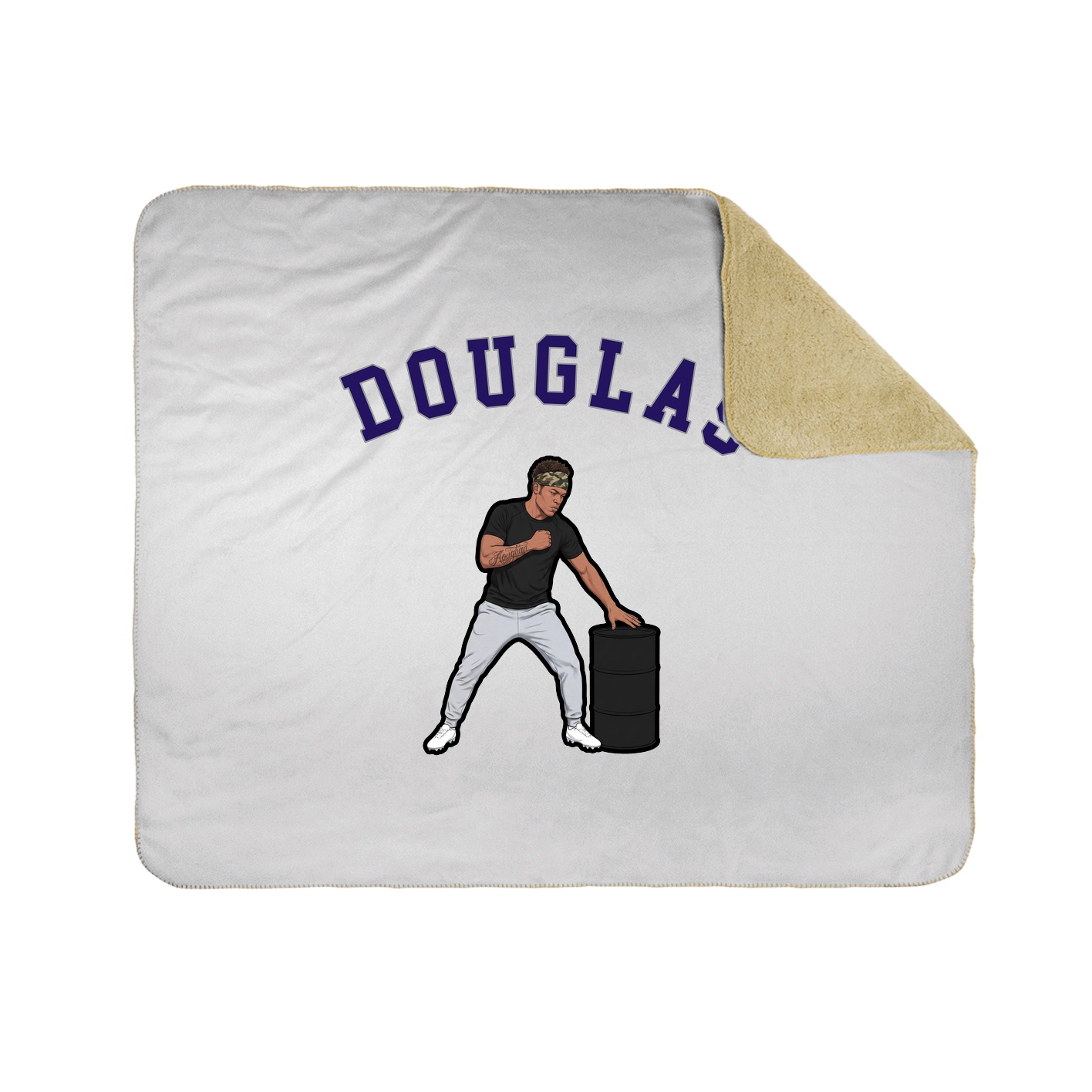 Throw Blanket — Shirsey Arch in White
