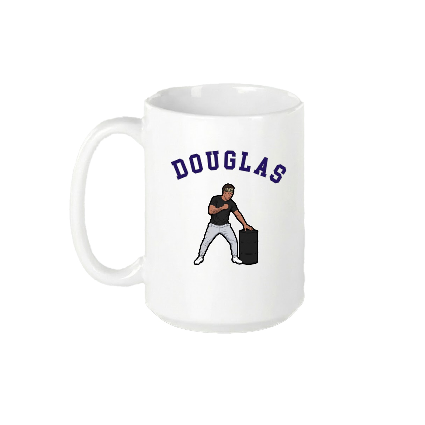 15oz Coffee Mug — Shirsey Arch in White