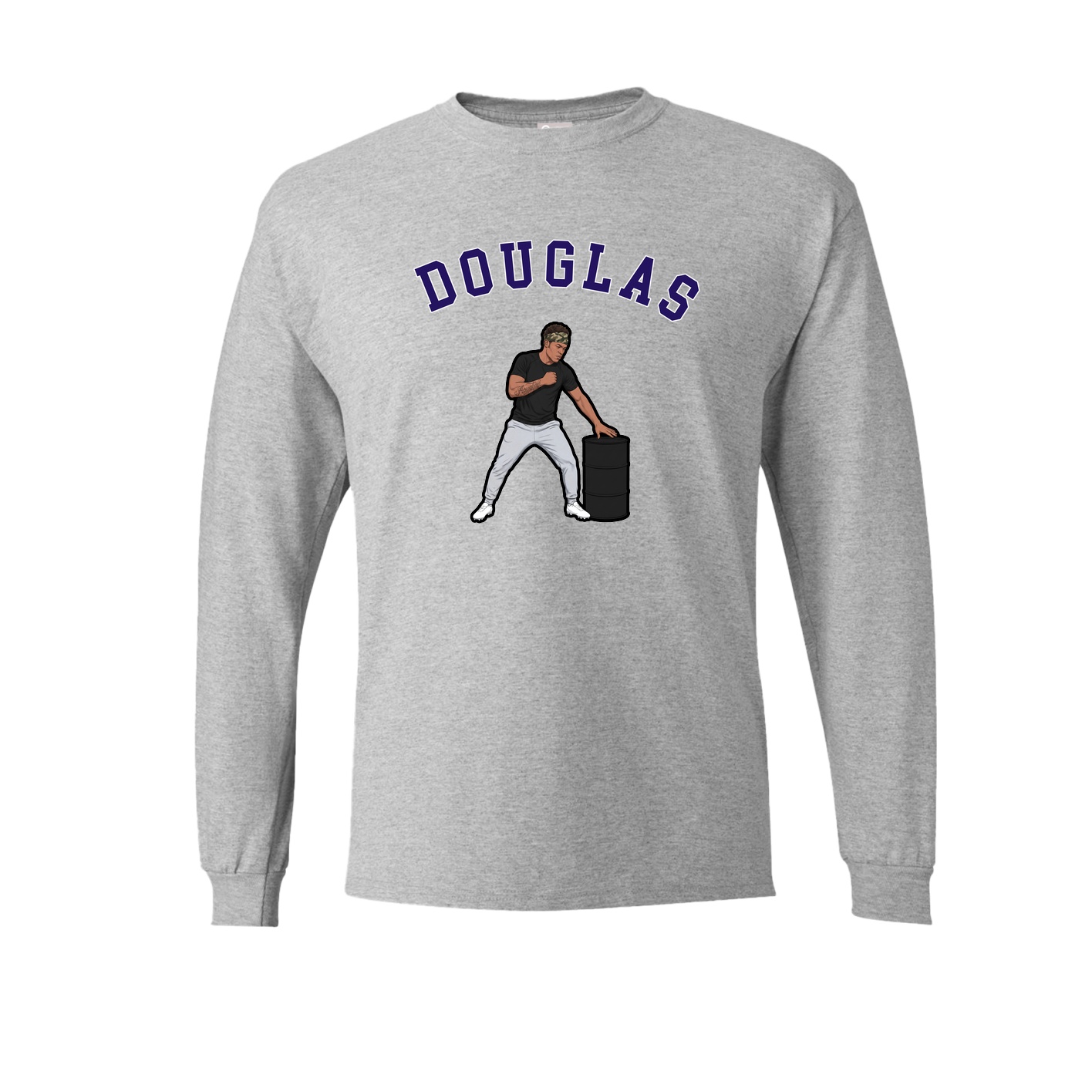 Long Sleeve Tee — Shirsey Arch in Grey