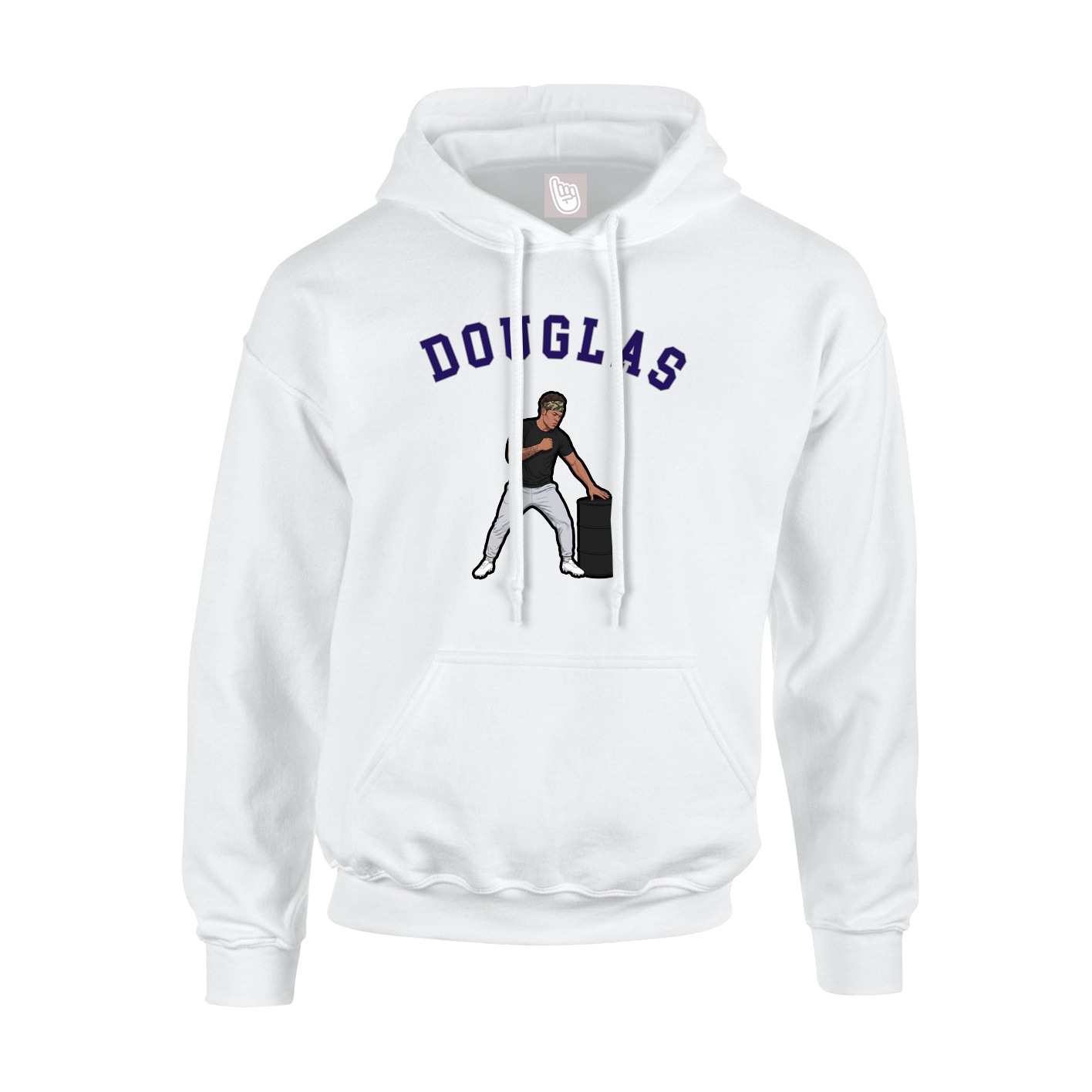Hoodie — Shirsey Arch in White