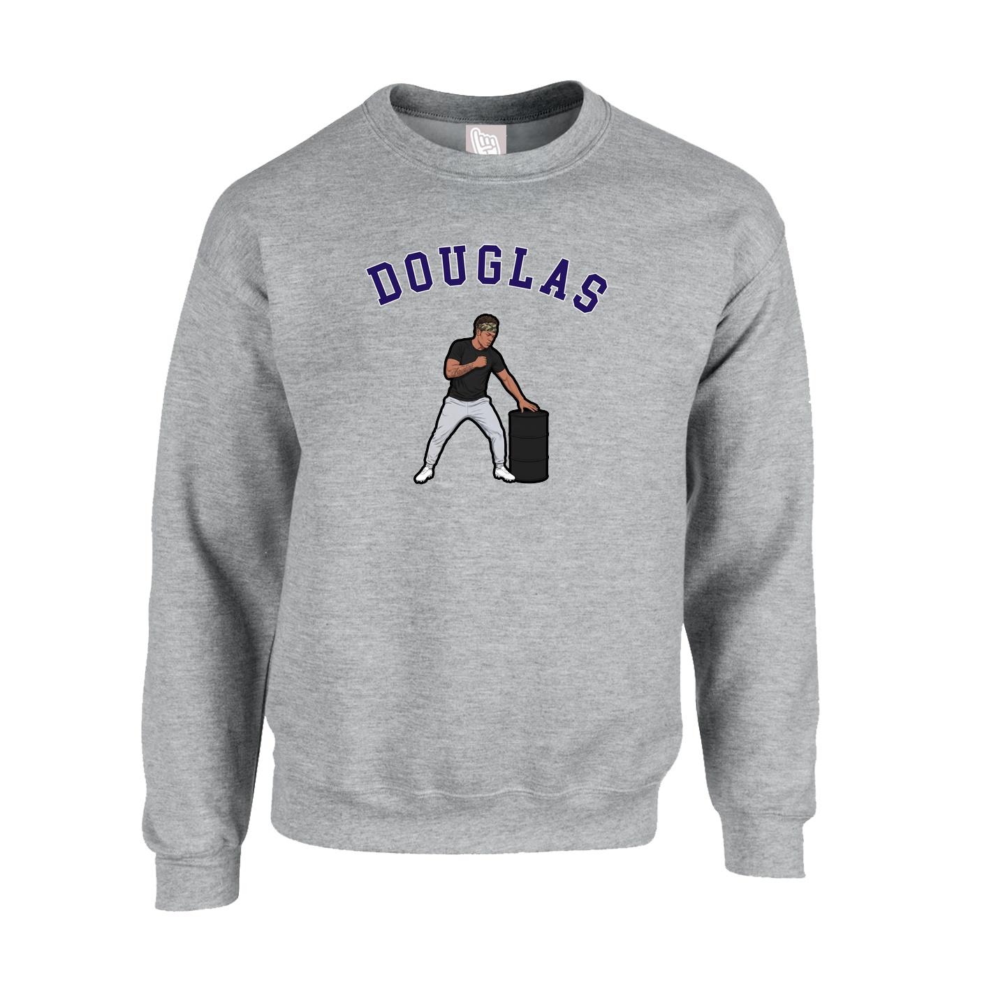 Fleece Crew — Shirsey Arch in Grey