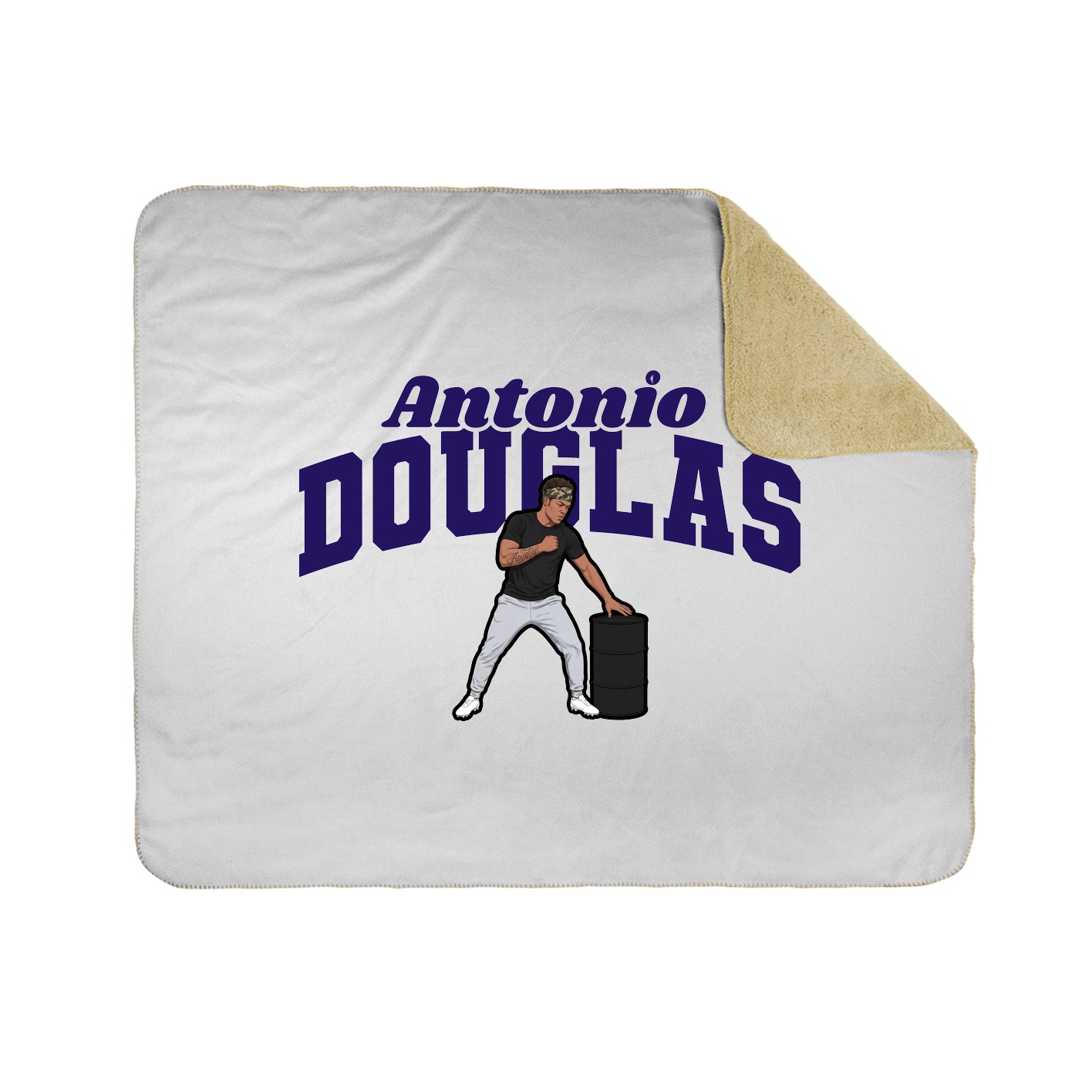 Throw Blanket — Signature Arch in White