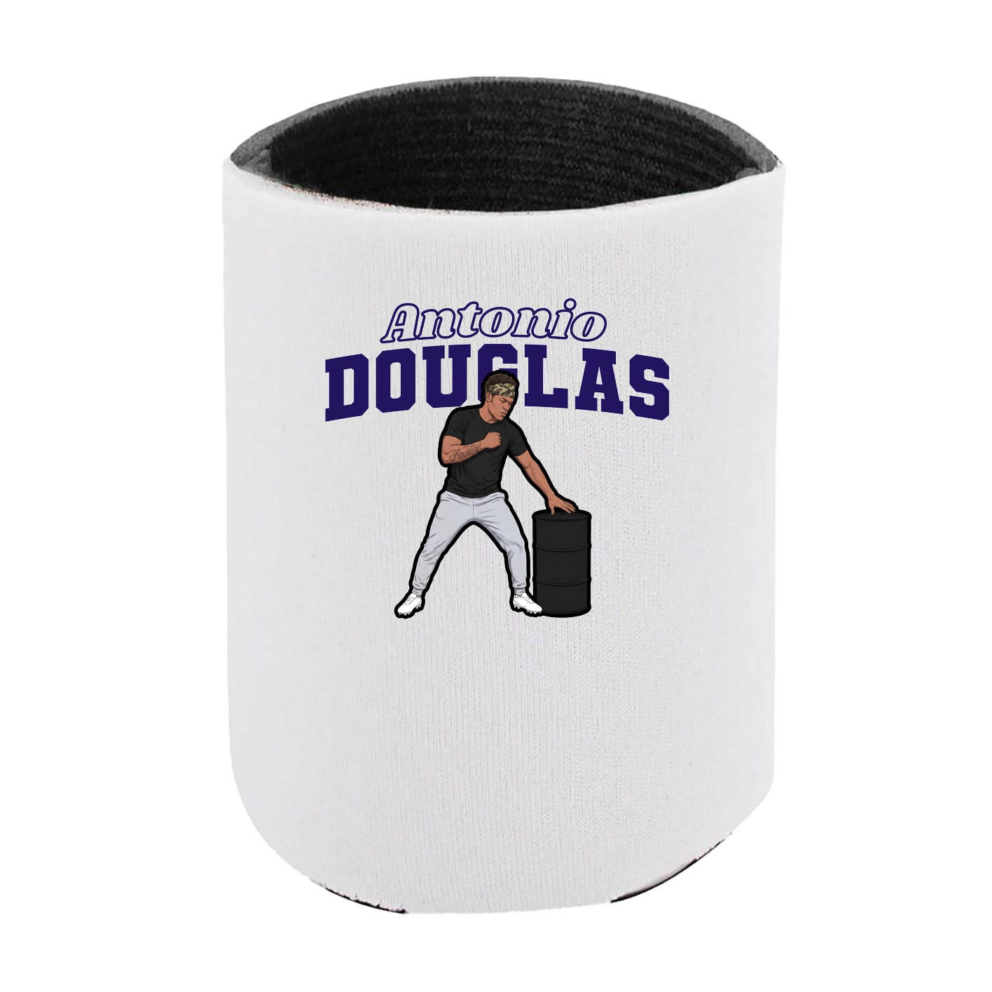 Can Holder — Name Arch in White