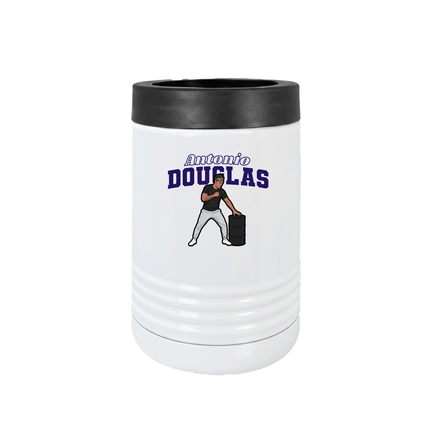 Beverage Holder — Name Arch in White