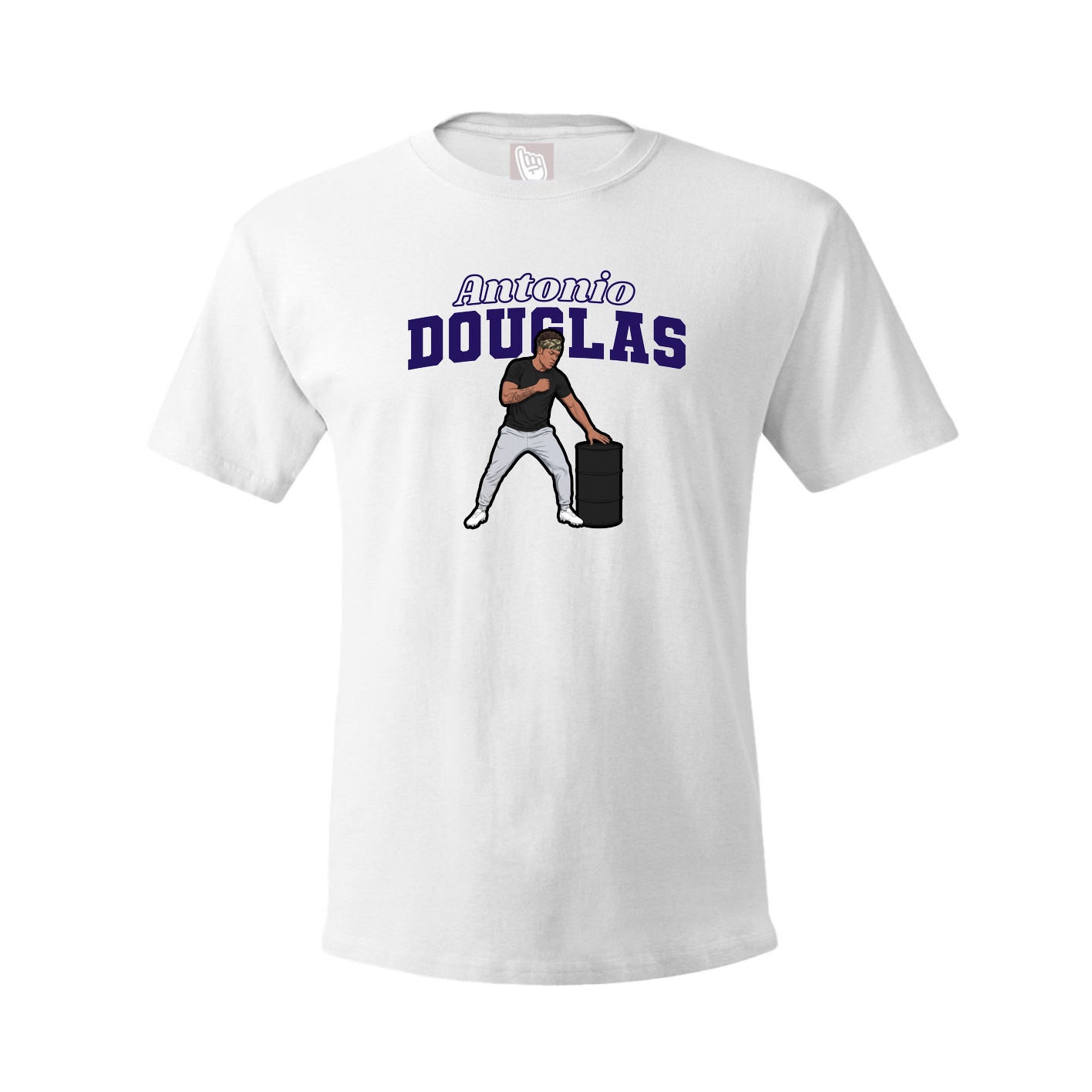 Tee — Name Arch in White