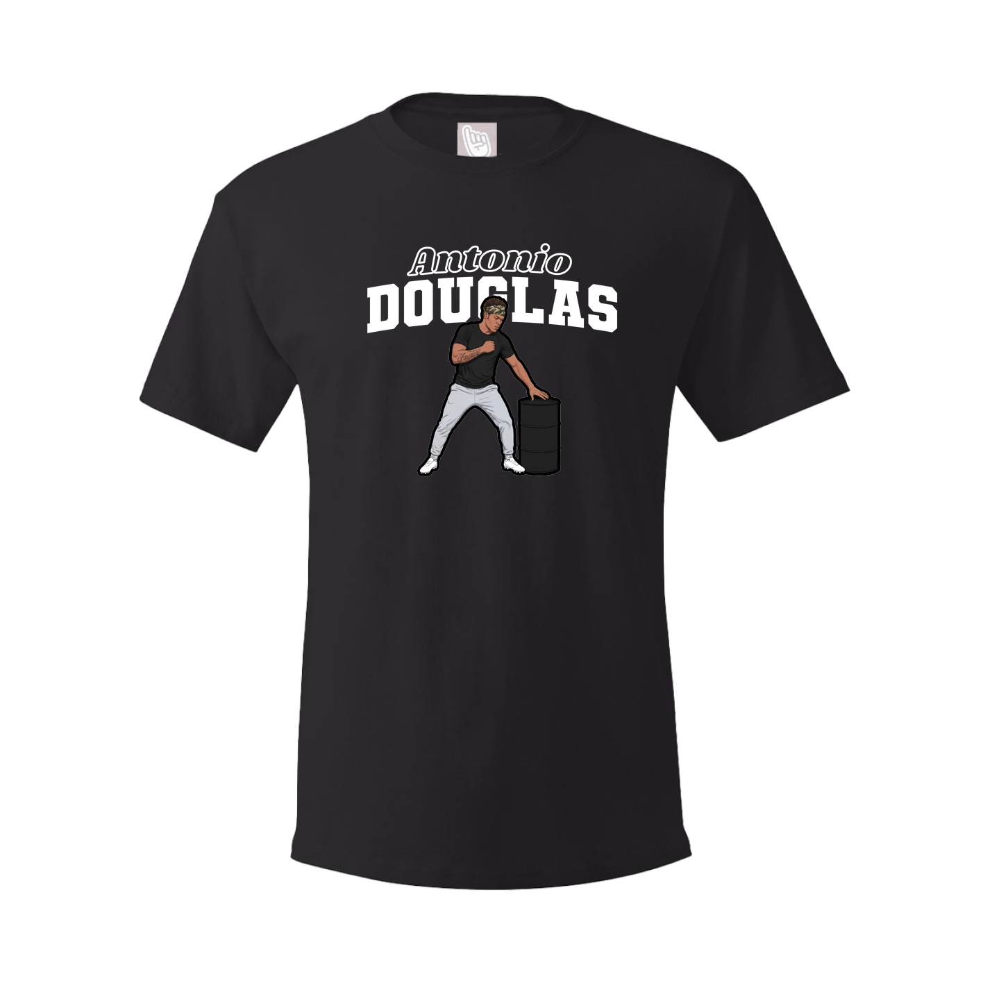 Youth Tee — Name Arch in Black