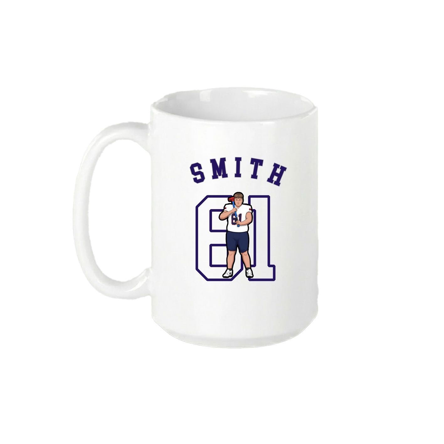 15oz Coffee Mug — Shirsey Arch in White