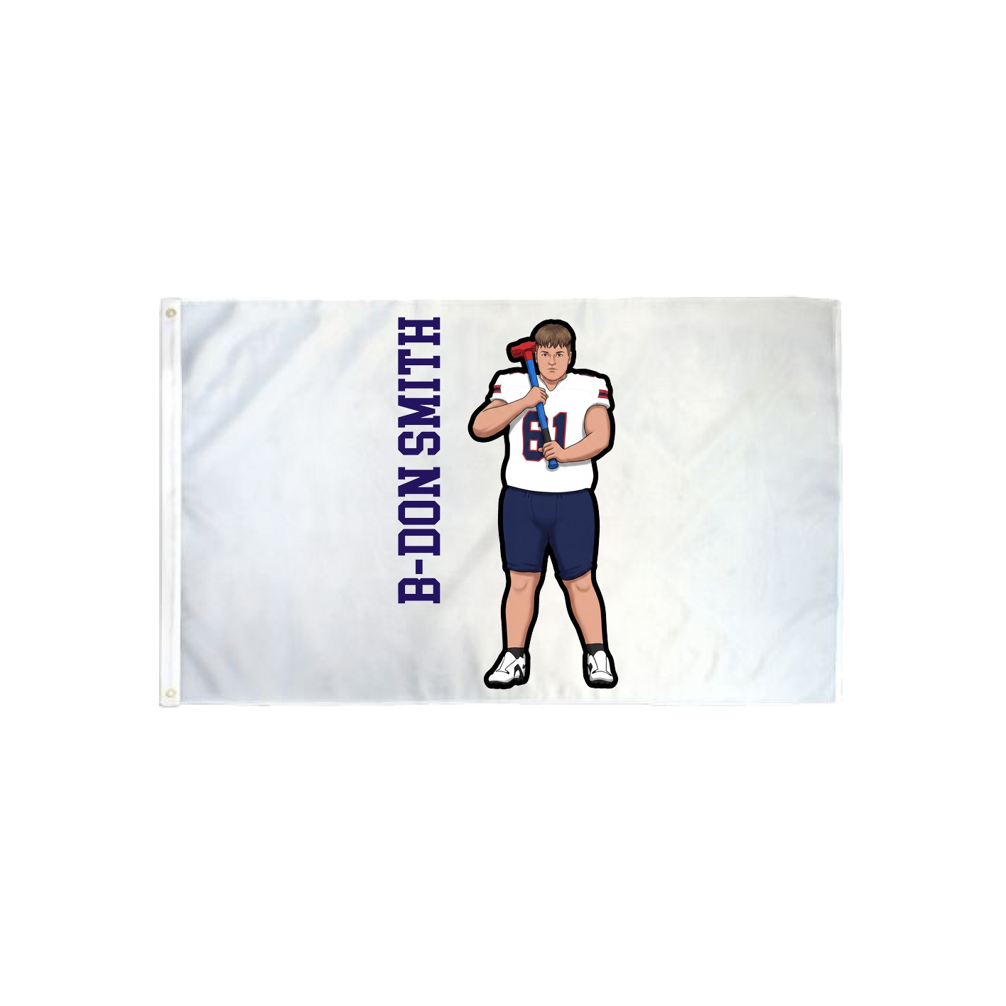3x5 Flag — Name Vertical in Classic