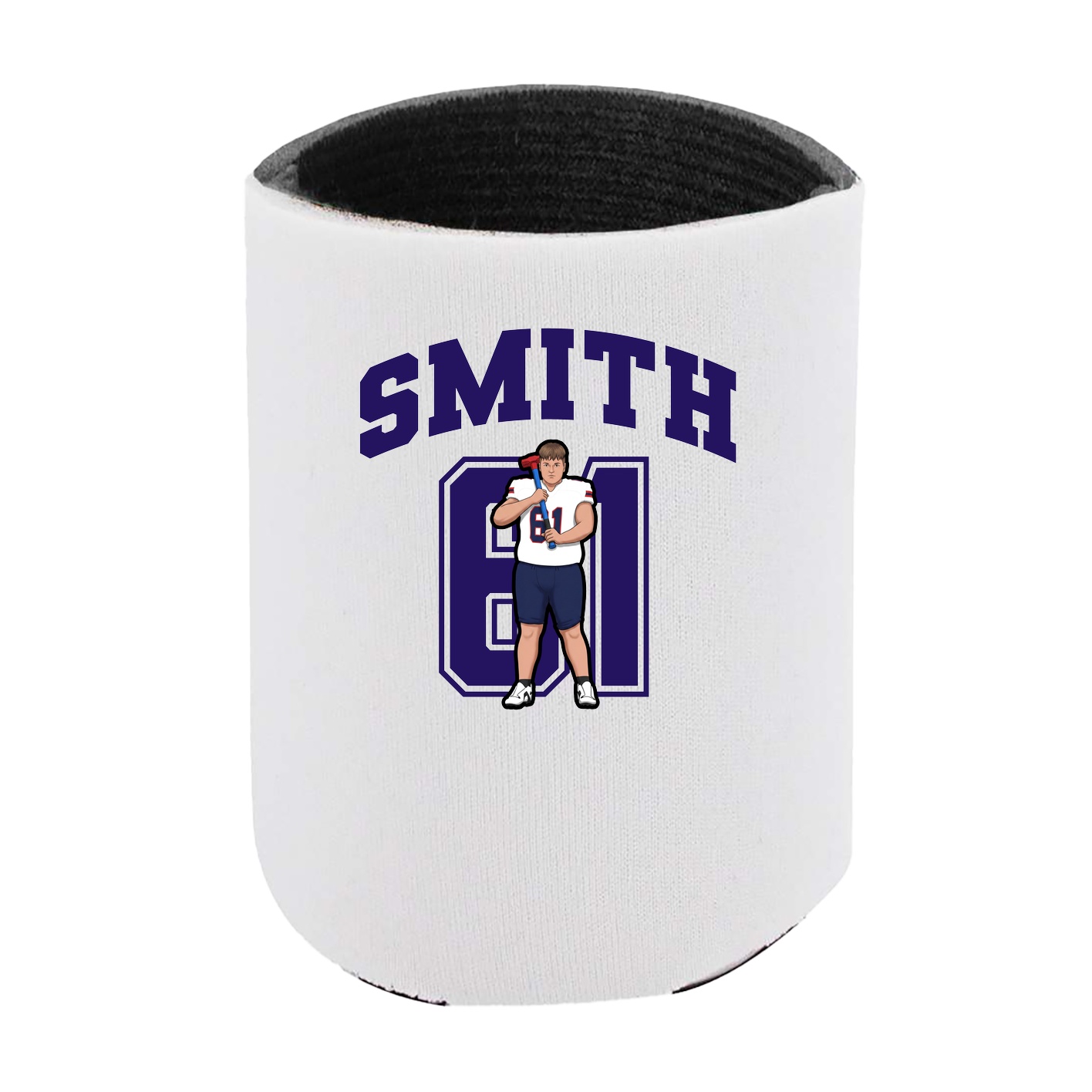 Can Holder — Number in White