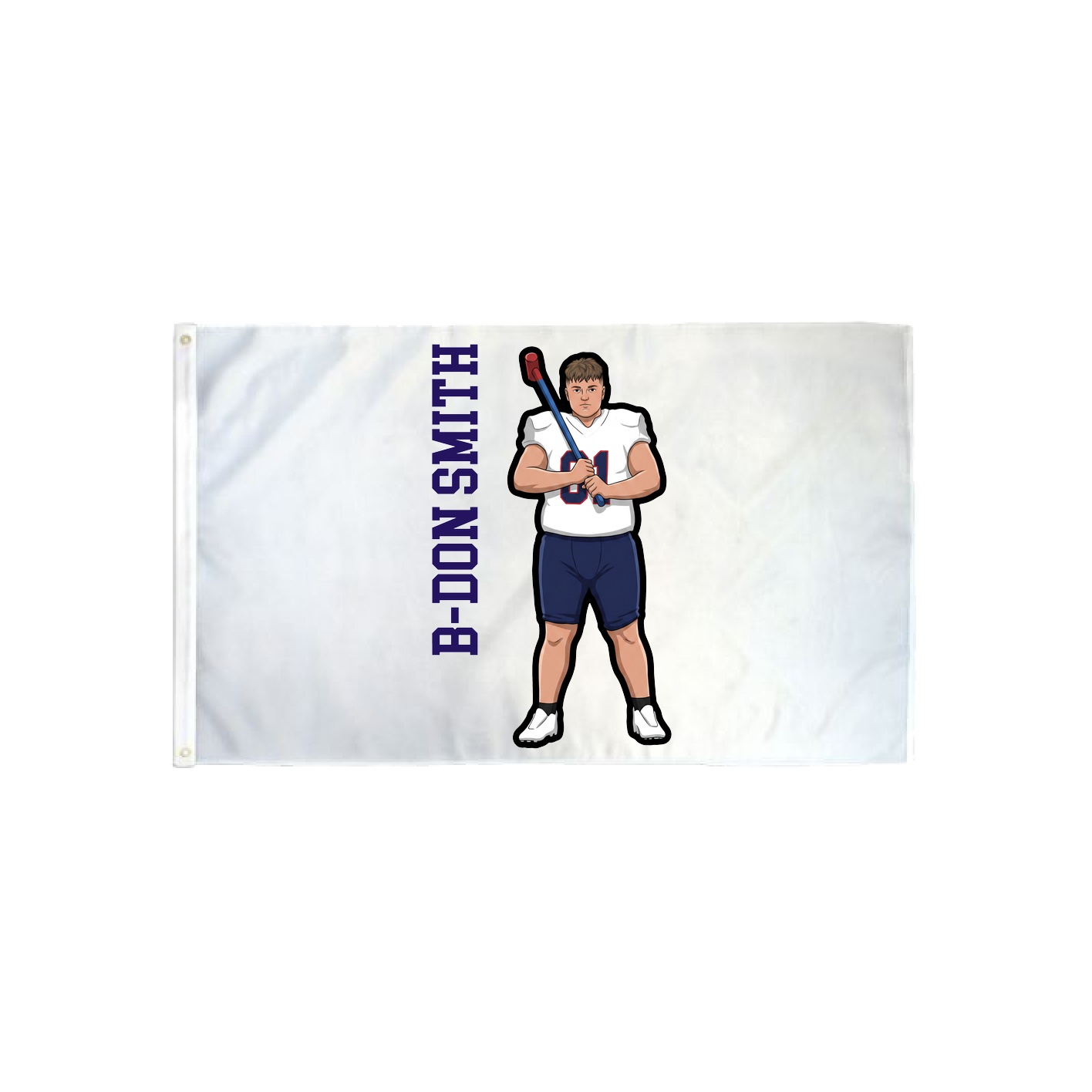 3x5 Flag — Name Vertical in Classic