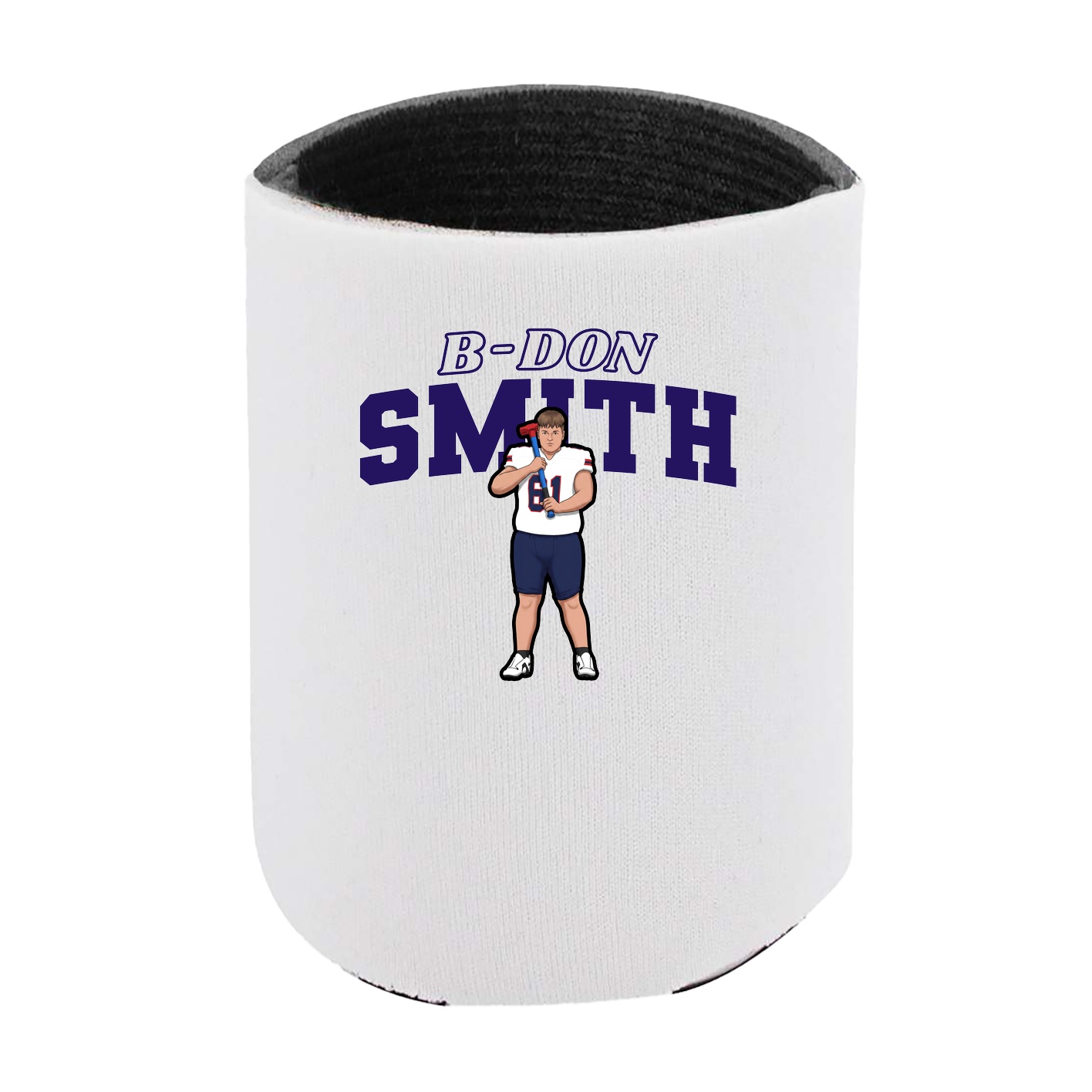 Can Holder — Name Arch in White