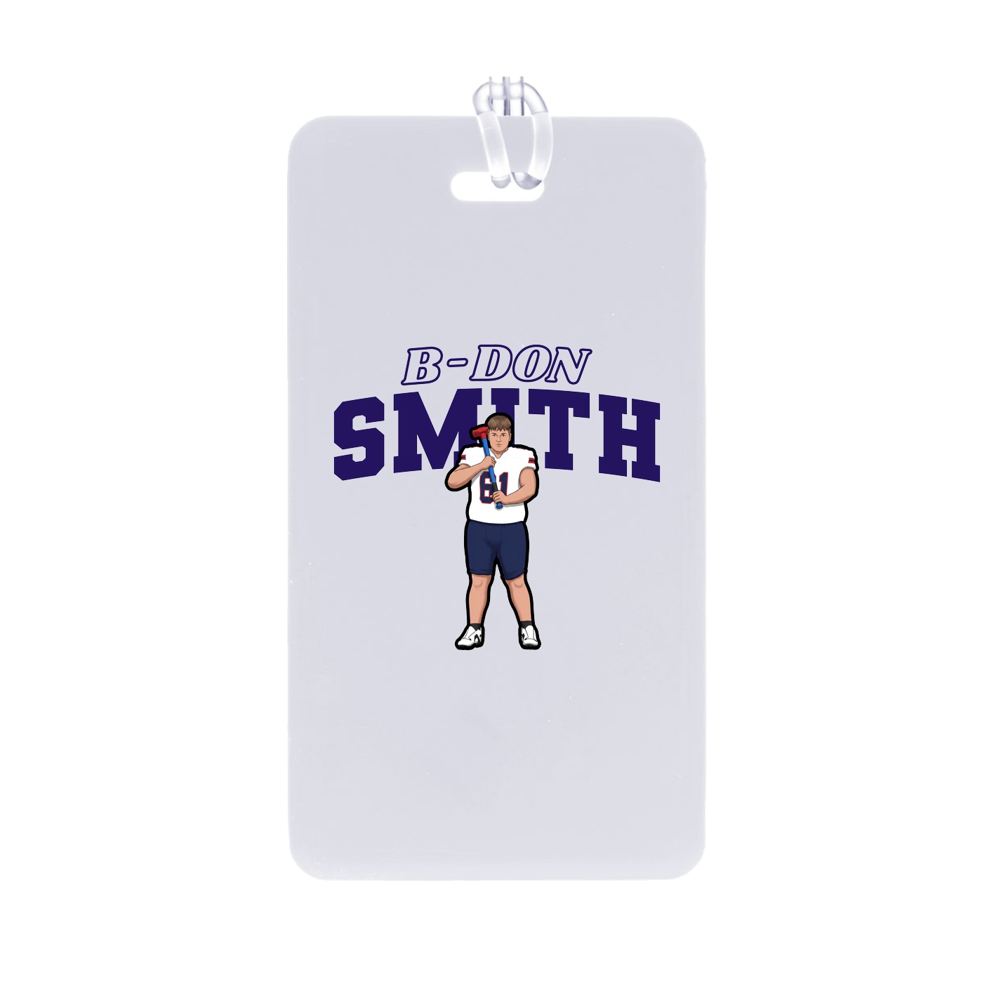 Bag Tag — Name Arch in Classic