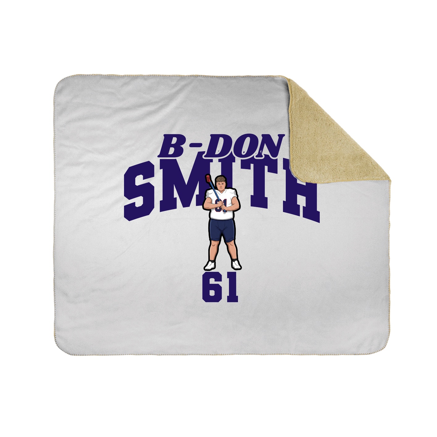 Throw Blanket — Signature Arch in White