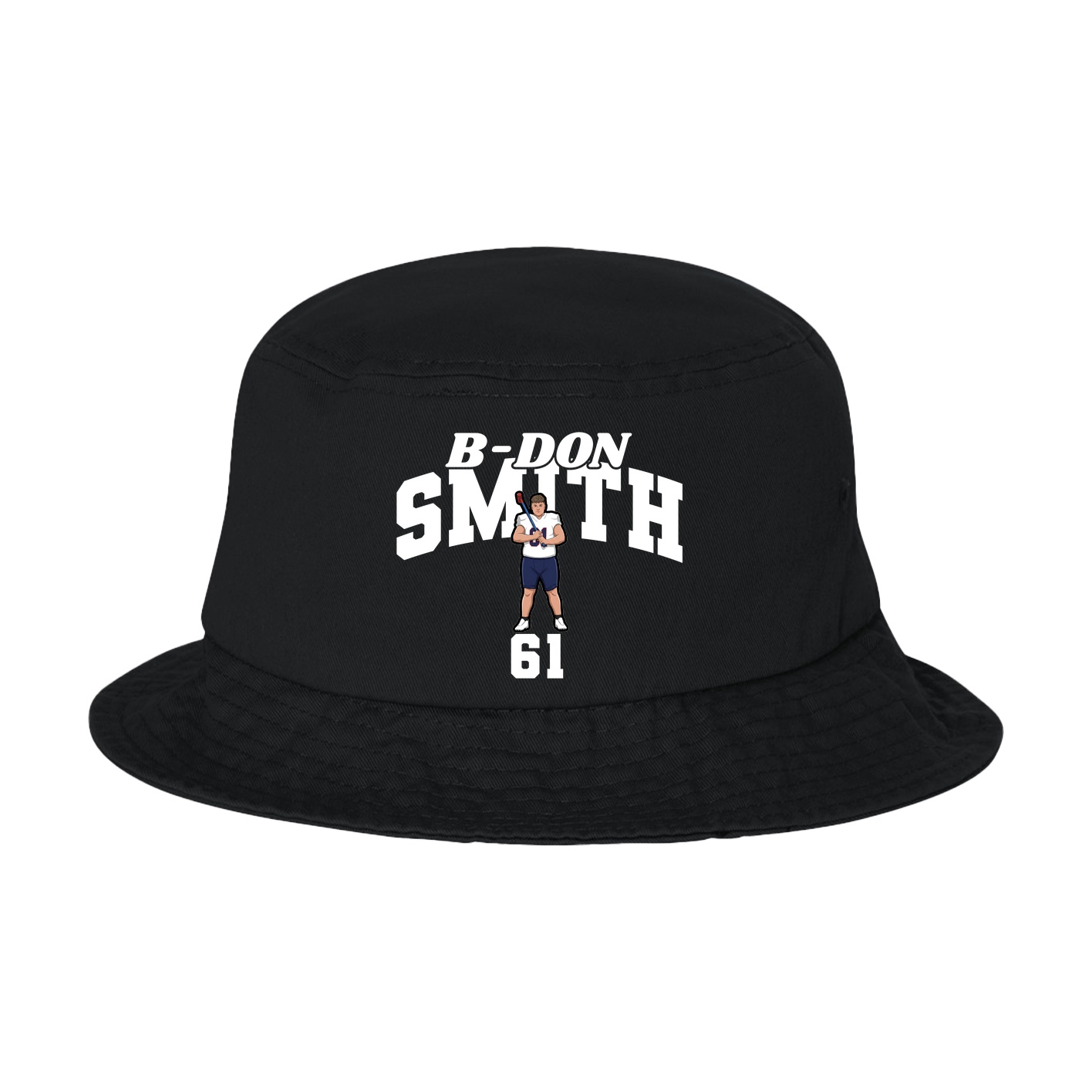 Bucket Cap — Signature Arch in Black