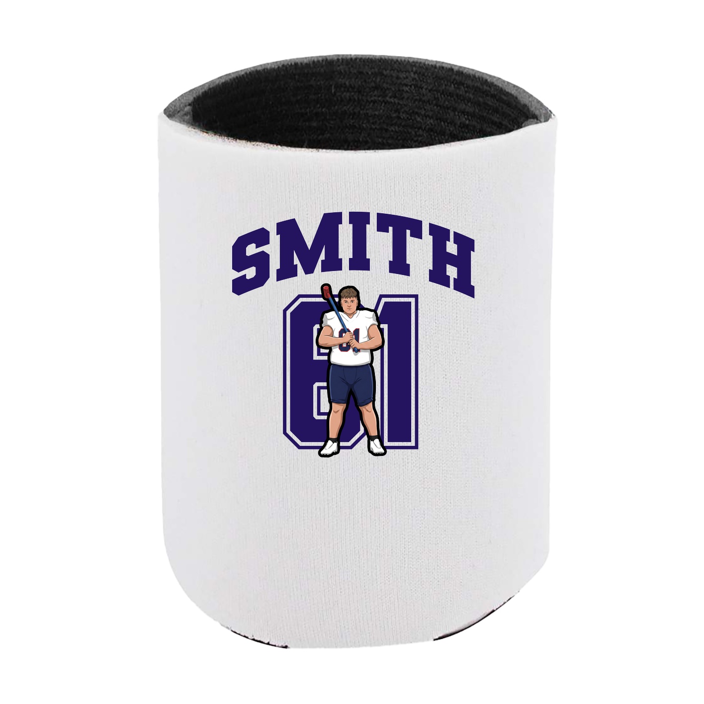 Can Holder — Number in White