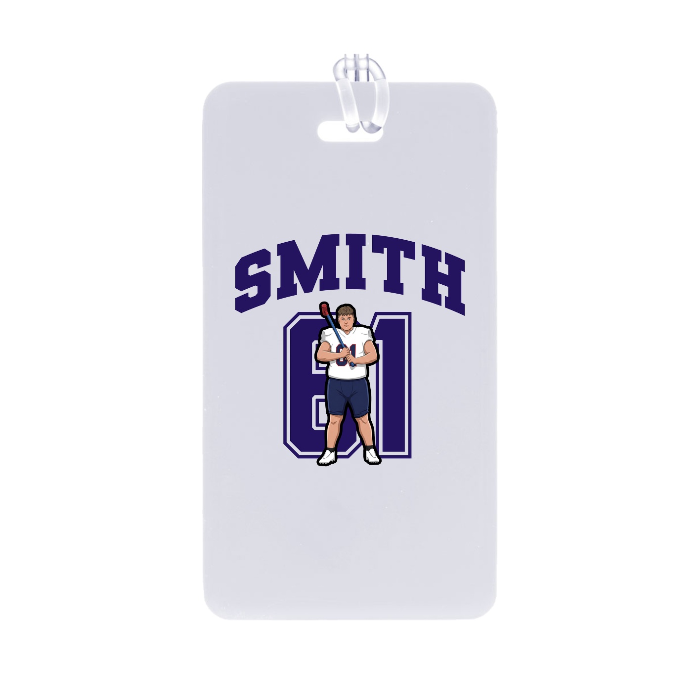 Bag Tag — Number in Classic