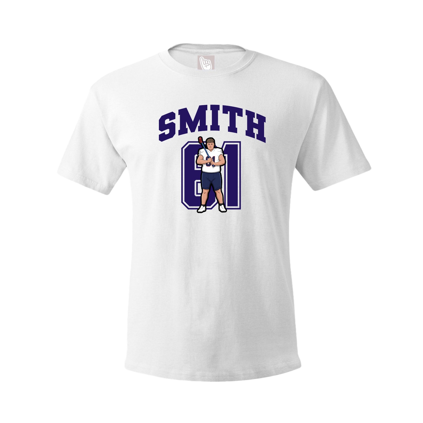 Tee — Number in White