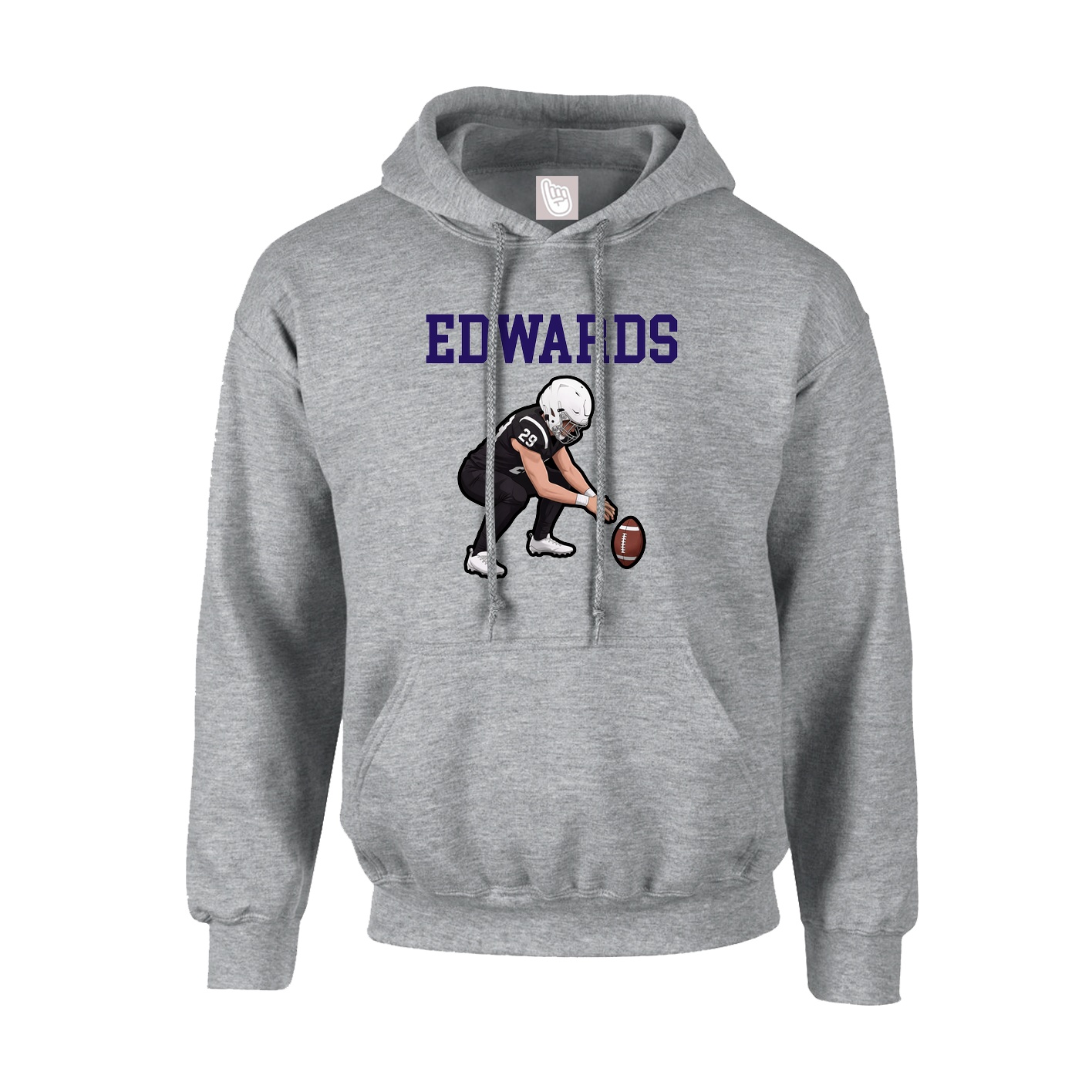 Hoodie — Shirsey in Grey