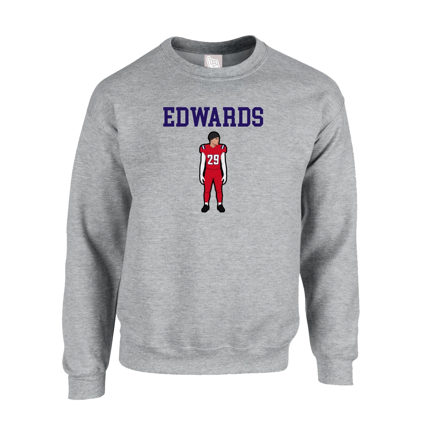 Fleece Crew — Shirsey in Grey