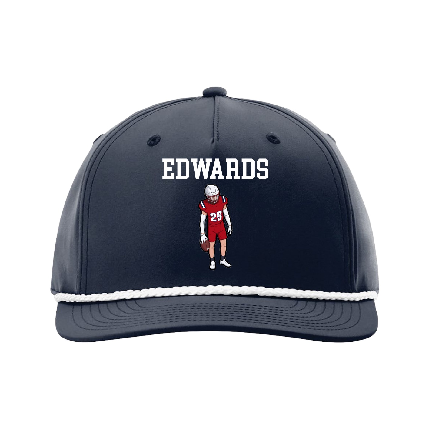 Five-Panel Classic Rope Cap — Shirsey in Navy
