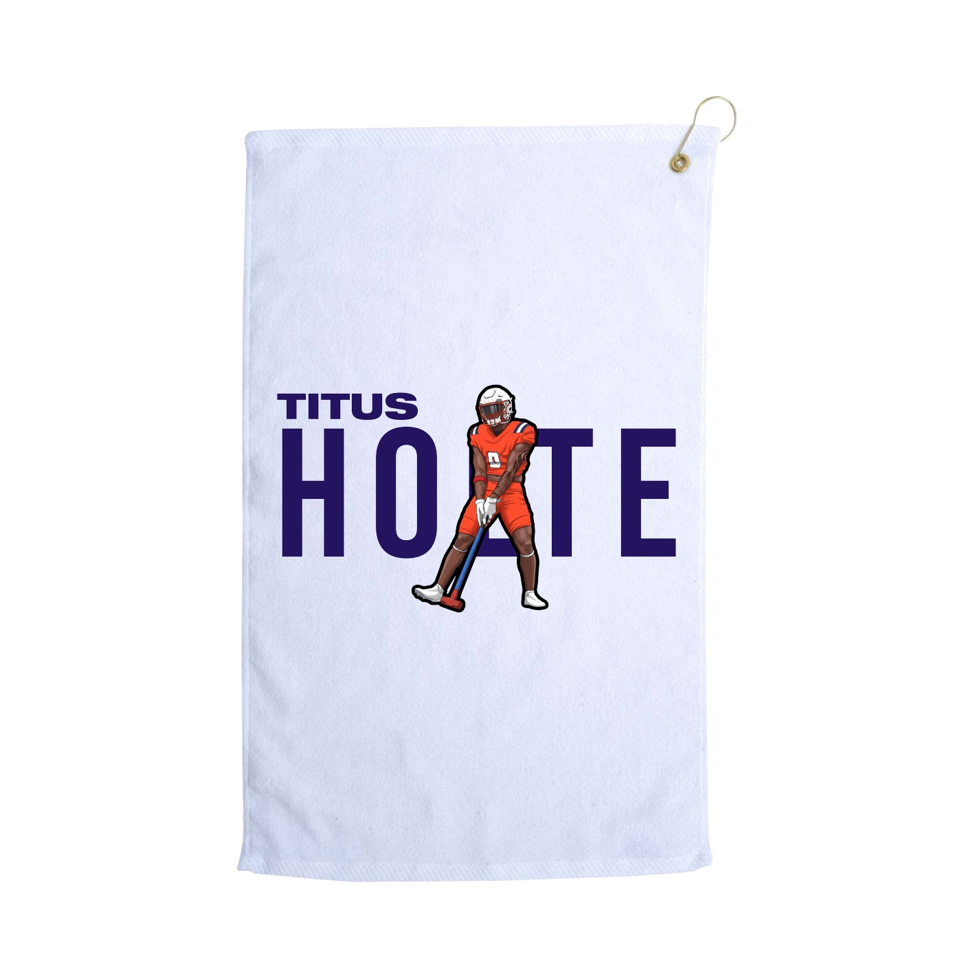 Golf Towel — Player Name in White
