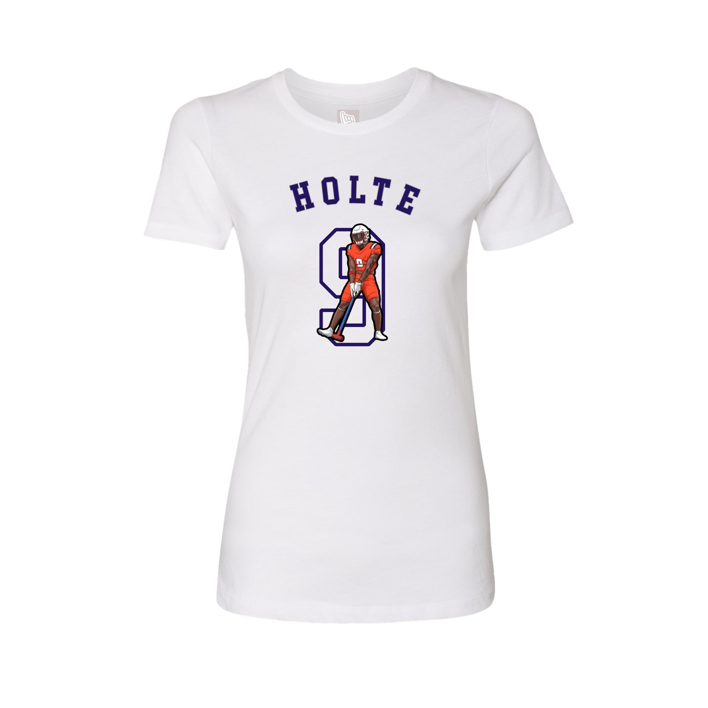 Fitted Women's Tee — Shirsey Arch in White